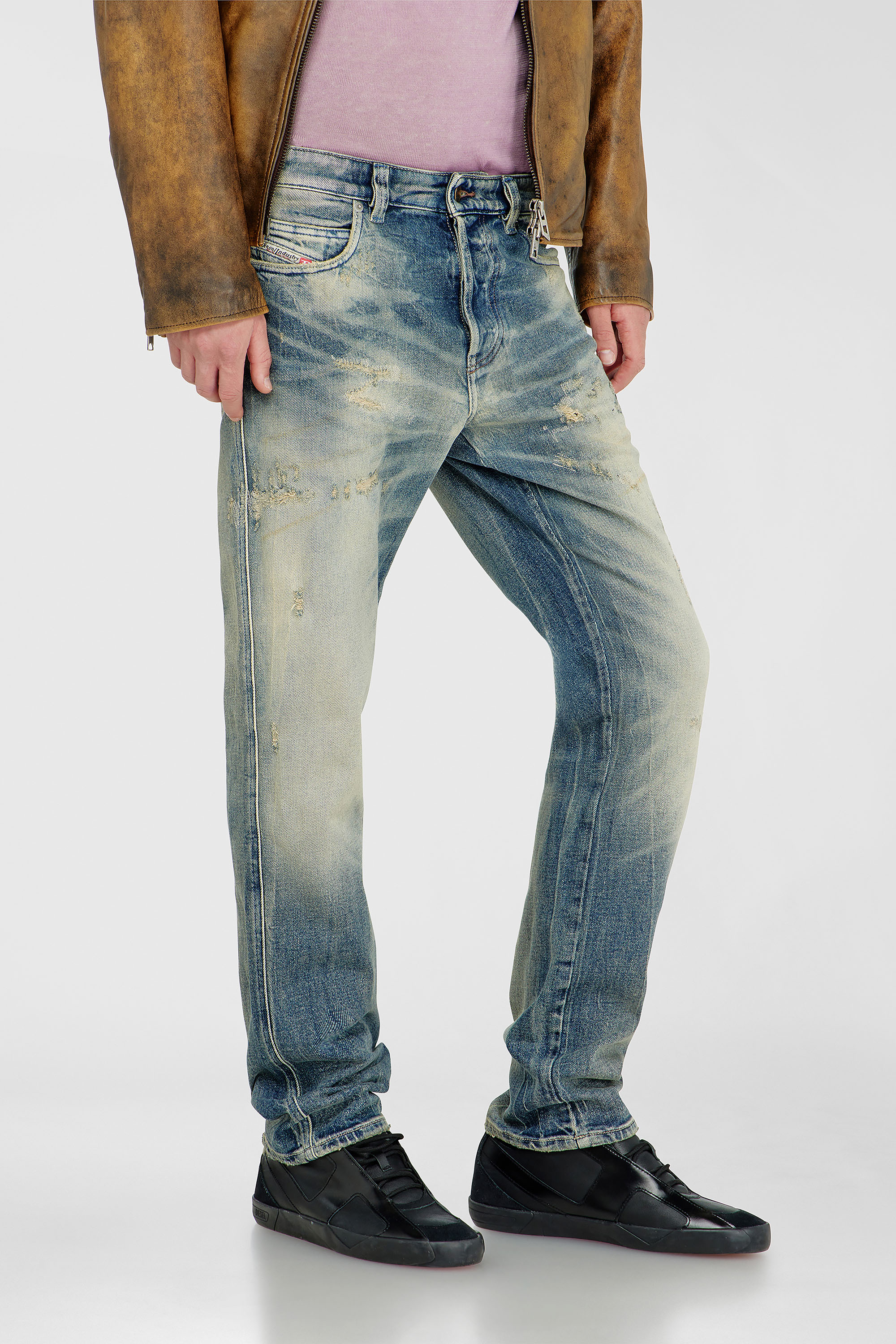Diesel - Man's Slim Jeans 1993 D-Vyl 09P34, Medium blue - 7
