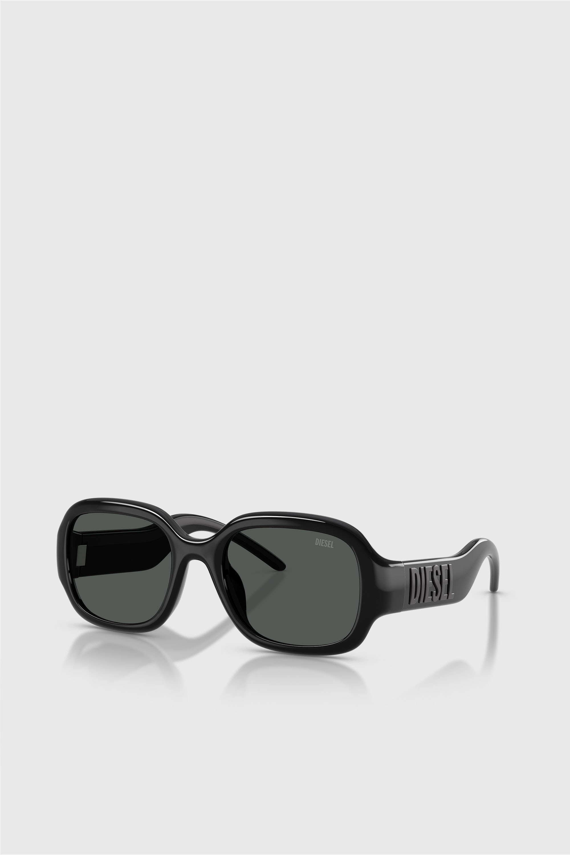 Diesel - 0DL3023U, Unisex's Pillow Sunglasses in Black - 2