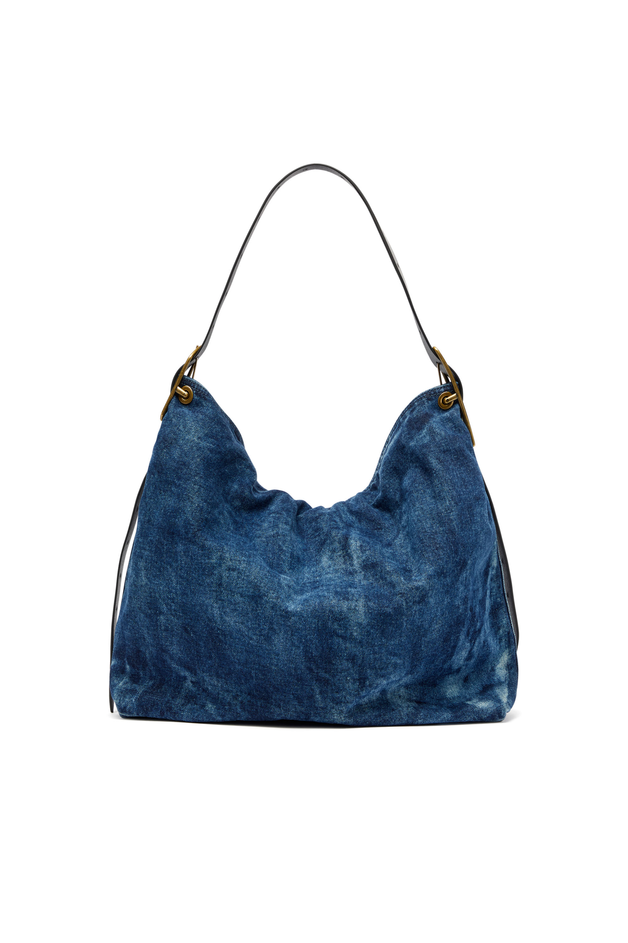 Diesel - D-LINE HOBO, Woman's D-Line-Denim hobo bag in Medium blue - 3