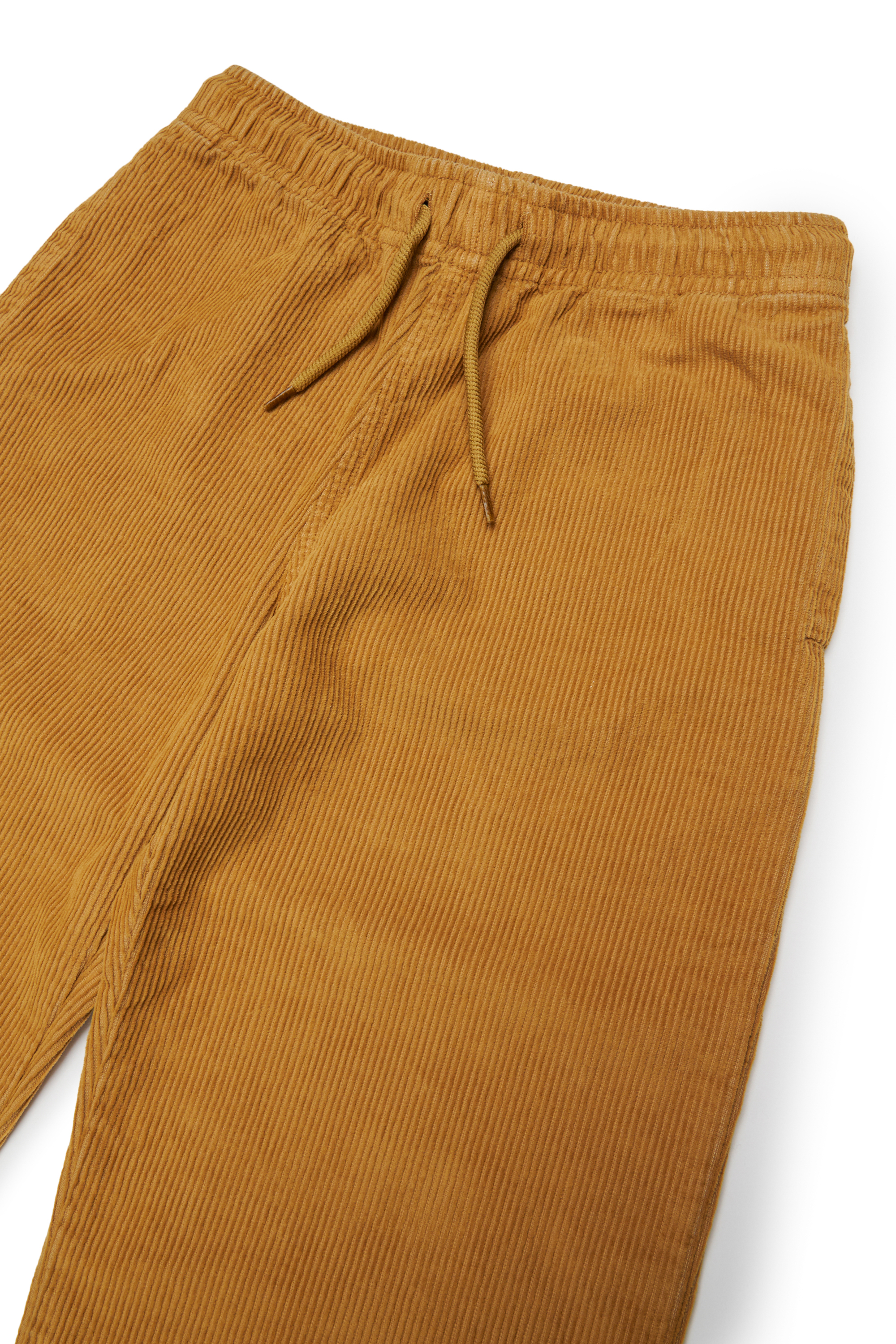 Diesel - PMILL, Man's Corduroy pants with drawstring waist in Brown - 3