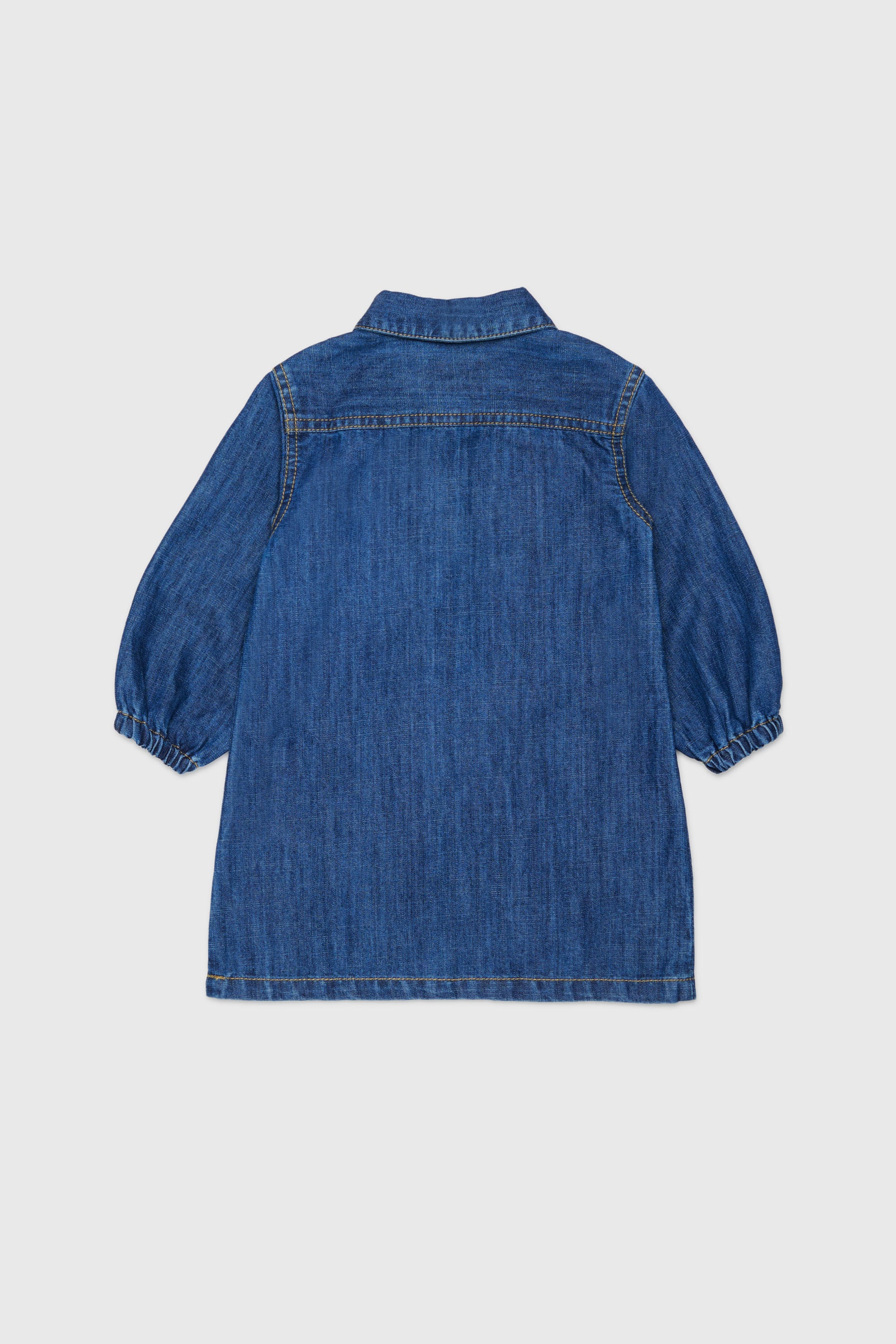 Diesel - DELBIB, Woman's Denim shirt dress with Oval D logo embroidery in Medium blue - 2
