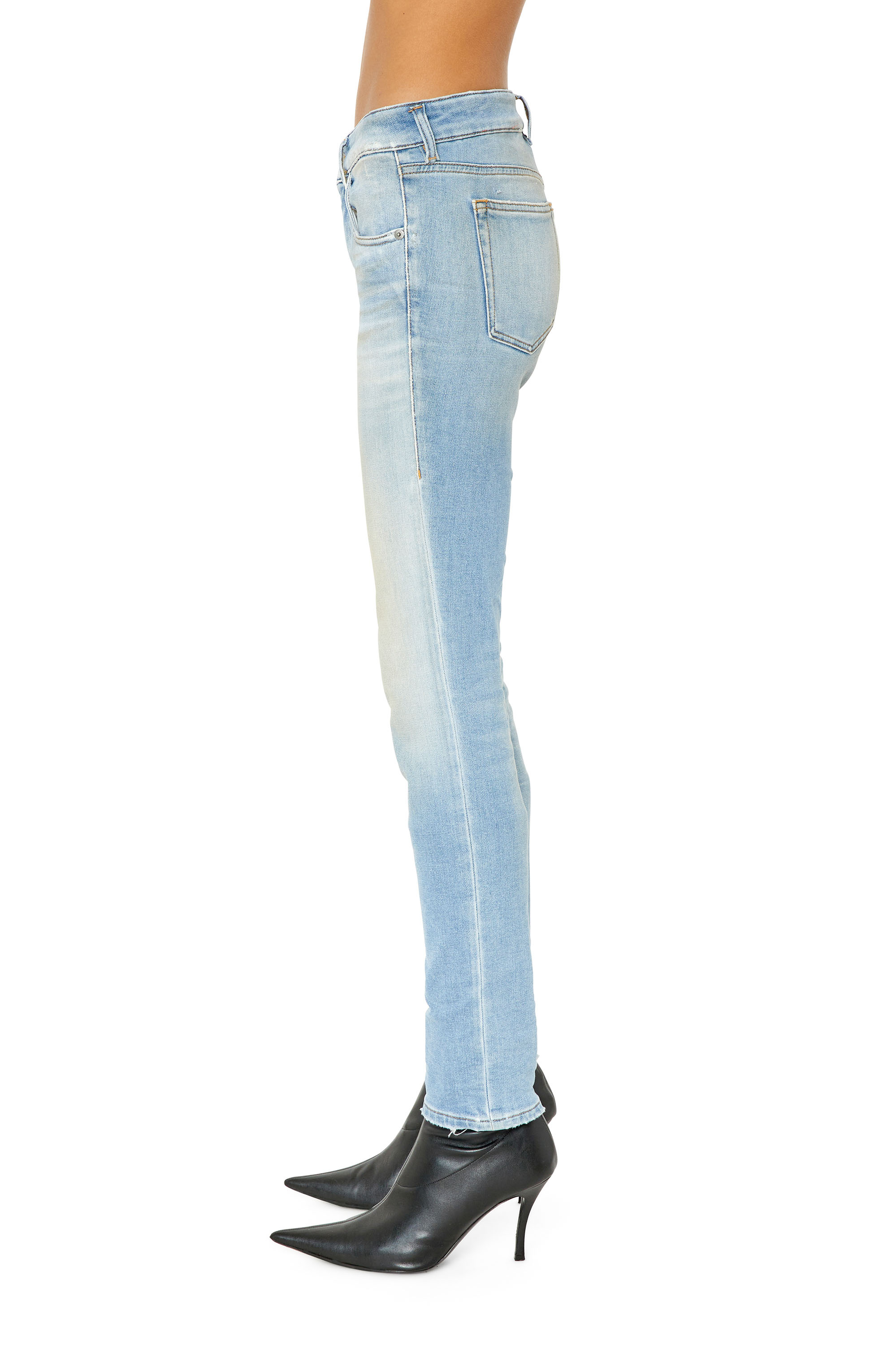 Diesel - Slim D-Ollies JoggJeans® 068CW, Light Blue - Image 4