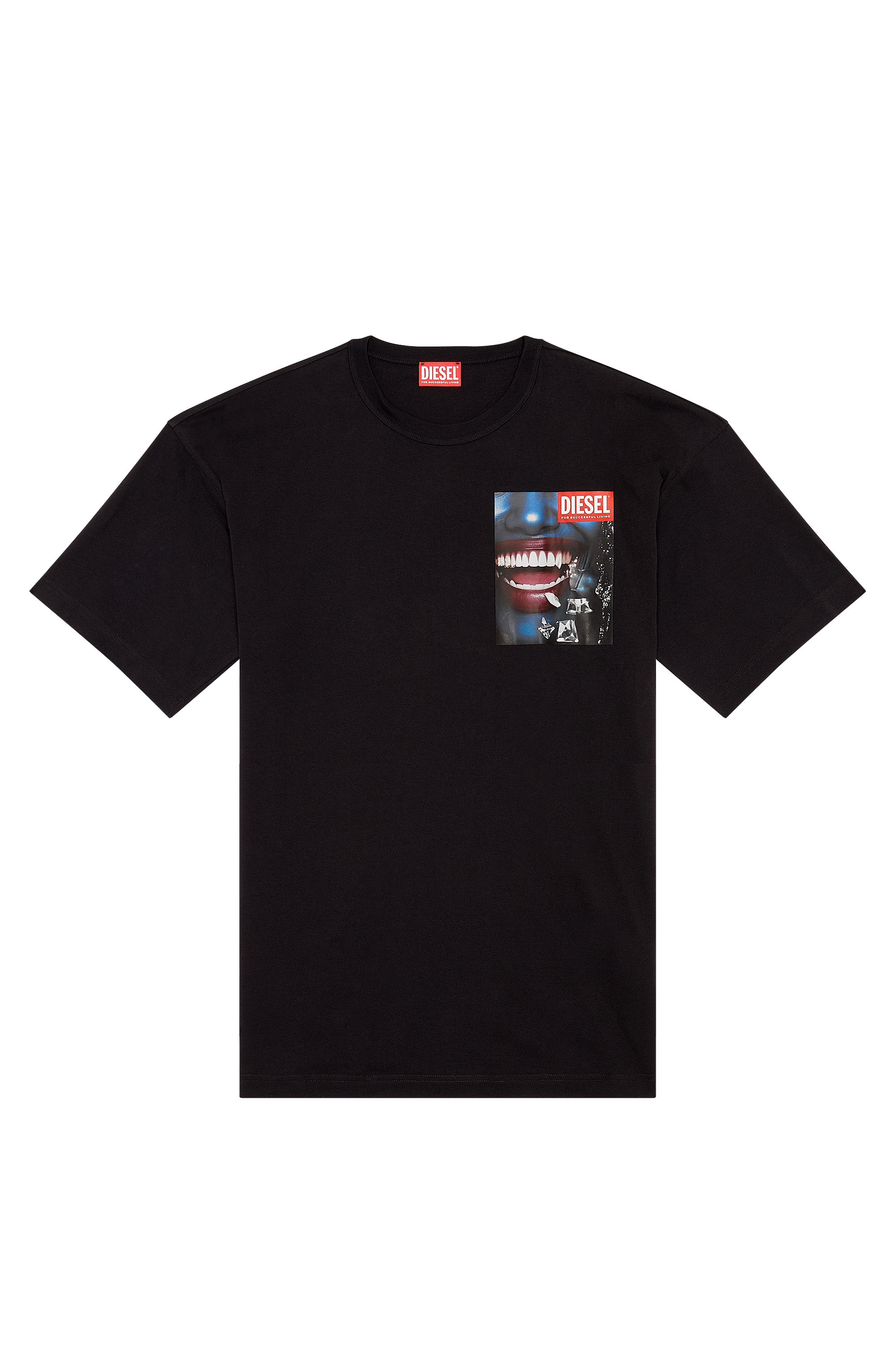 Diesel - T-NABEL-FACE, Black - Image 5