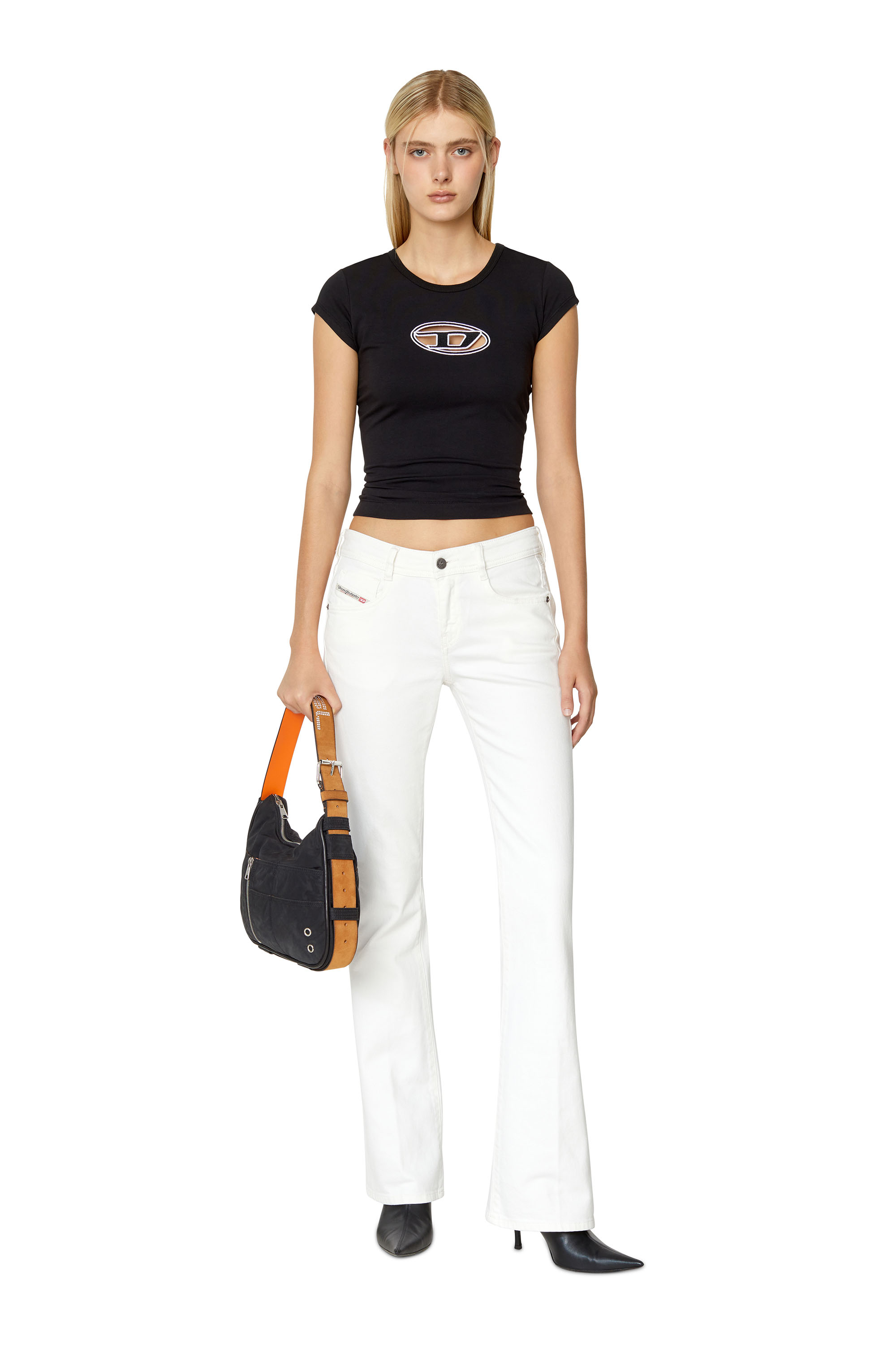 Diesel - Bootcut and Flare Jeans 1969 D-Ebbey 09D63, White - Image 2