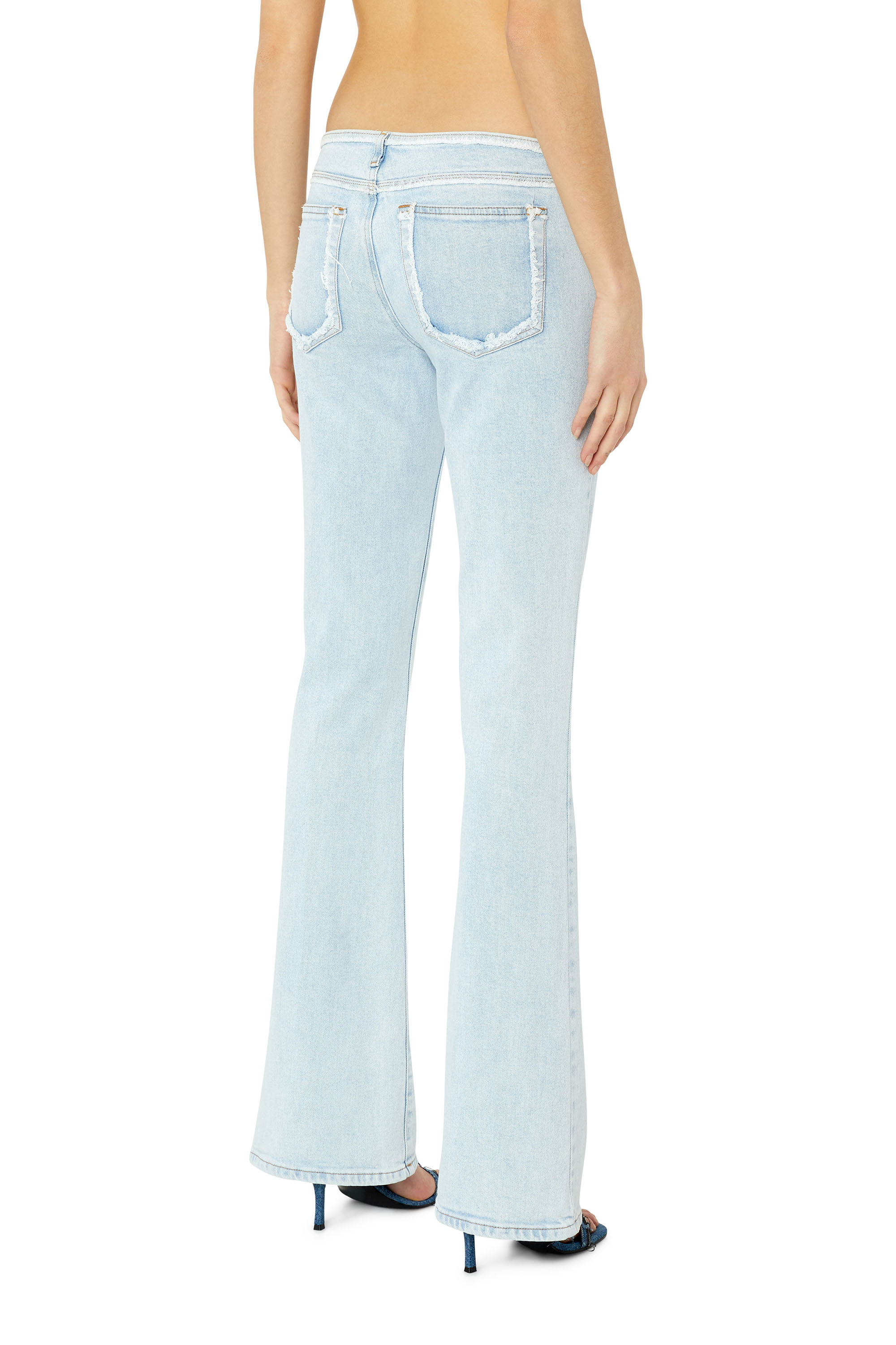 Diesel - Bootcut and Flare Jeans 1969 D-Ebbey 09F68, Light Blue - Image 2