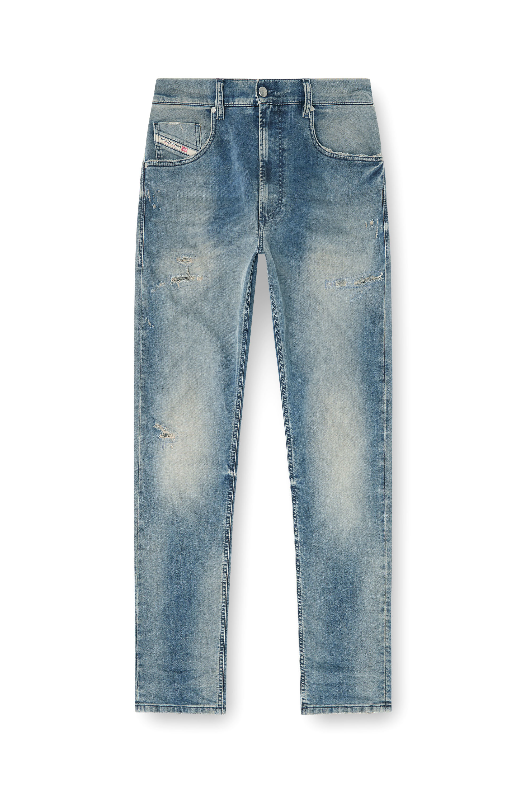 Diesel - Man's Regular 2032 D-Krooley-BW Joggjeans&reg; 068WY, Medium blue - 3