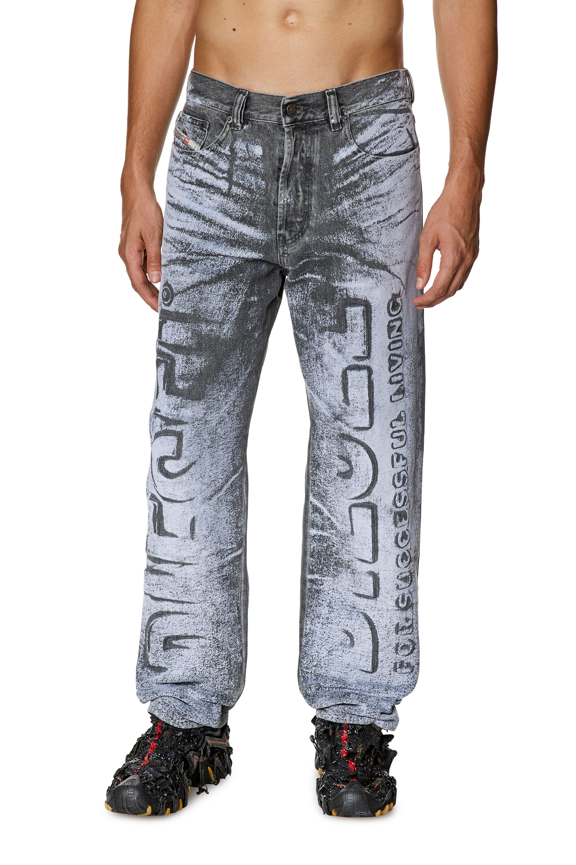 Diesel - Straight Jeans 2010 D-Macs 007T5, Grey - Image 1