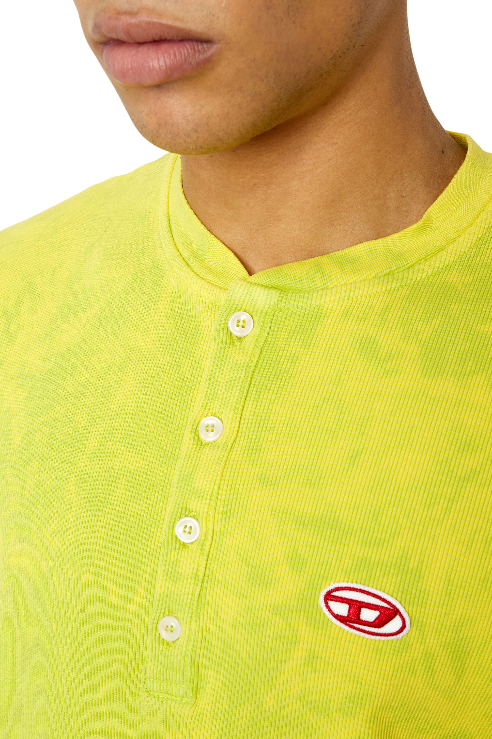 Diesel - T-JUSTRIB, Green Fluo - Image 3