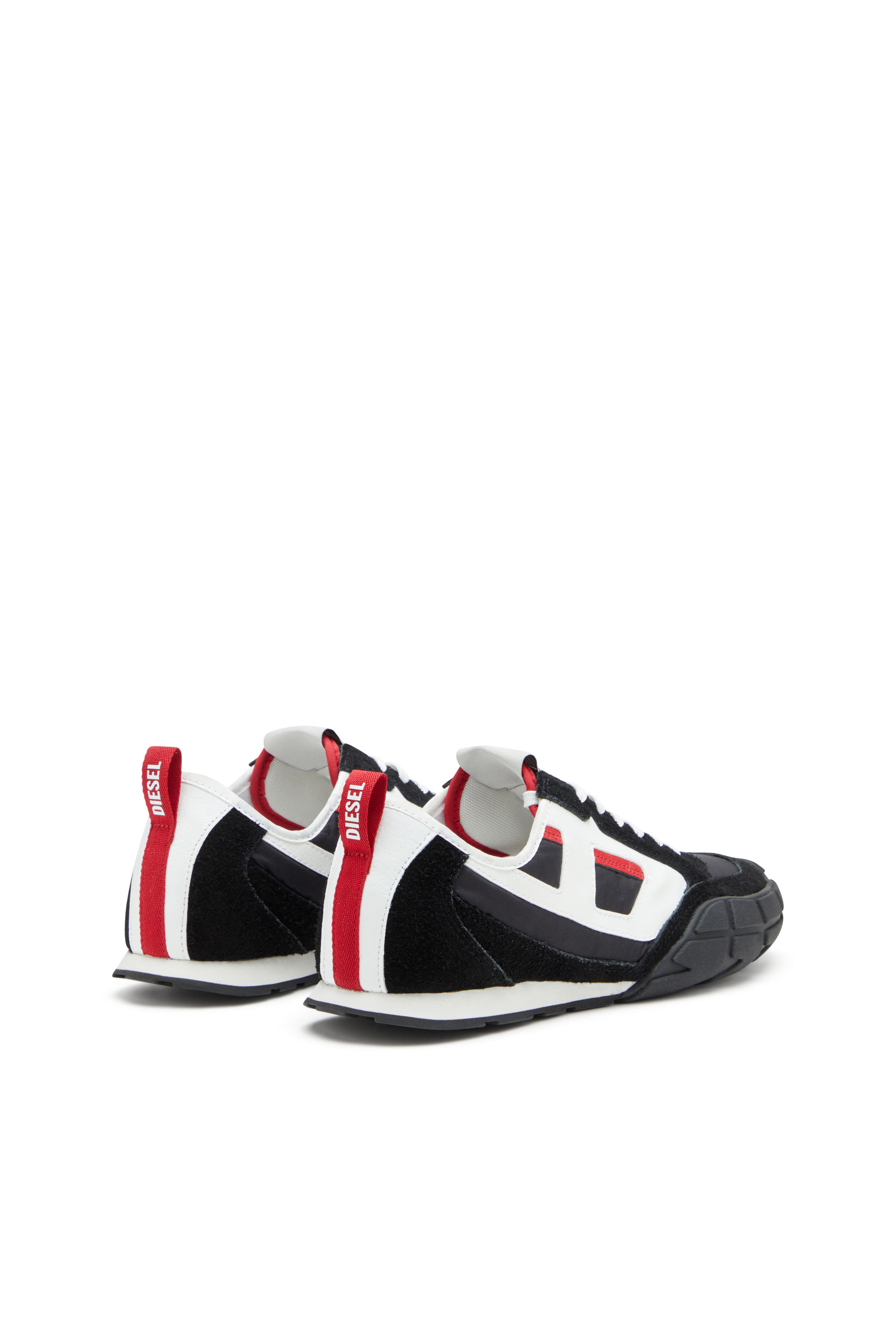 Diesel - S-PAGODHA LOW, Man's Sneakers in leather, suede and ripstop in null - 3