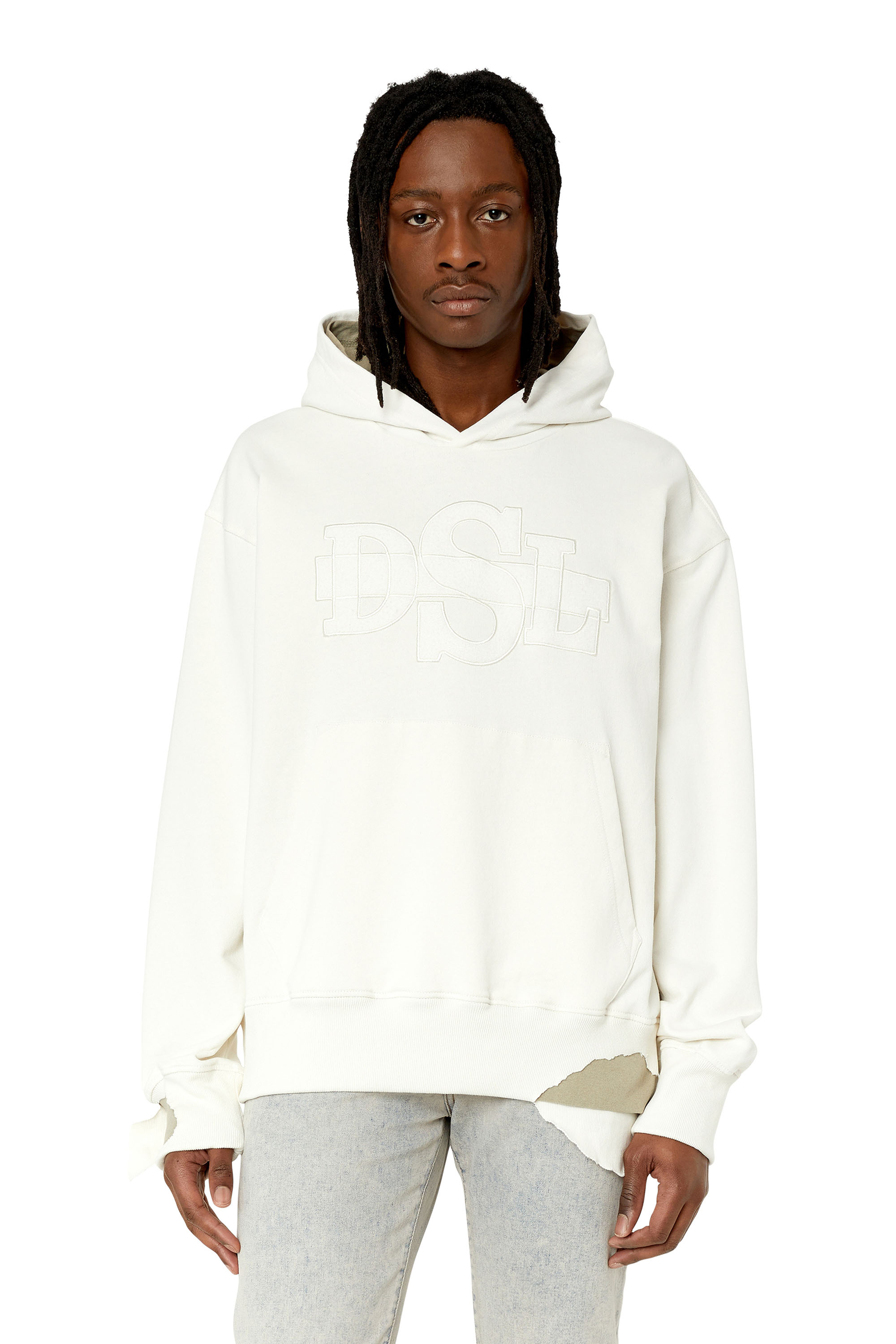 Diesel - S-MACROT-HOOD, White - Image 1