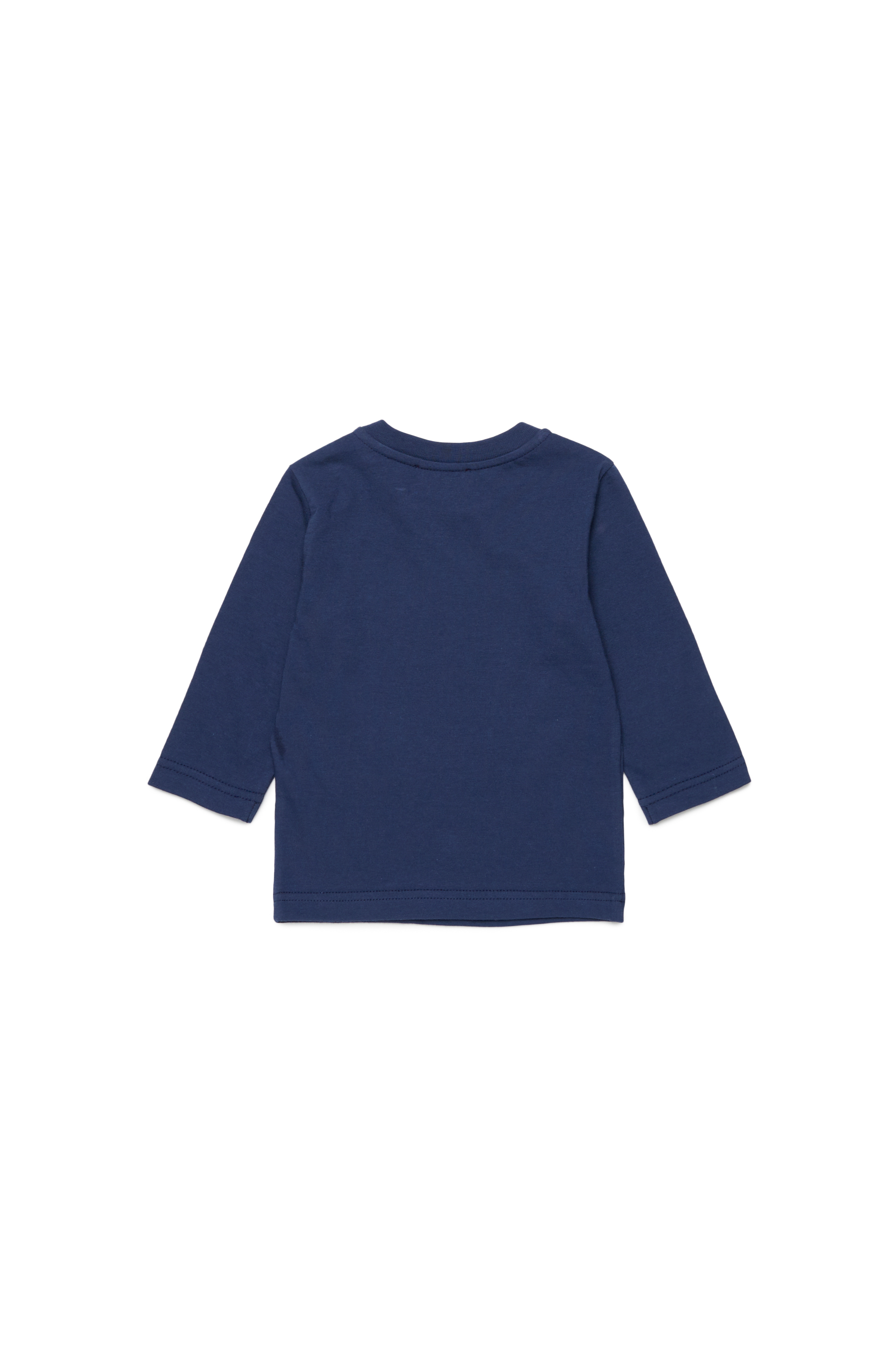 Diesel - TCERBLSB, Unisex Long sleeve T-shirt with Oval D in Blue - Image 2