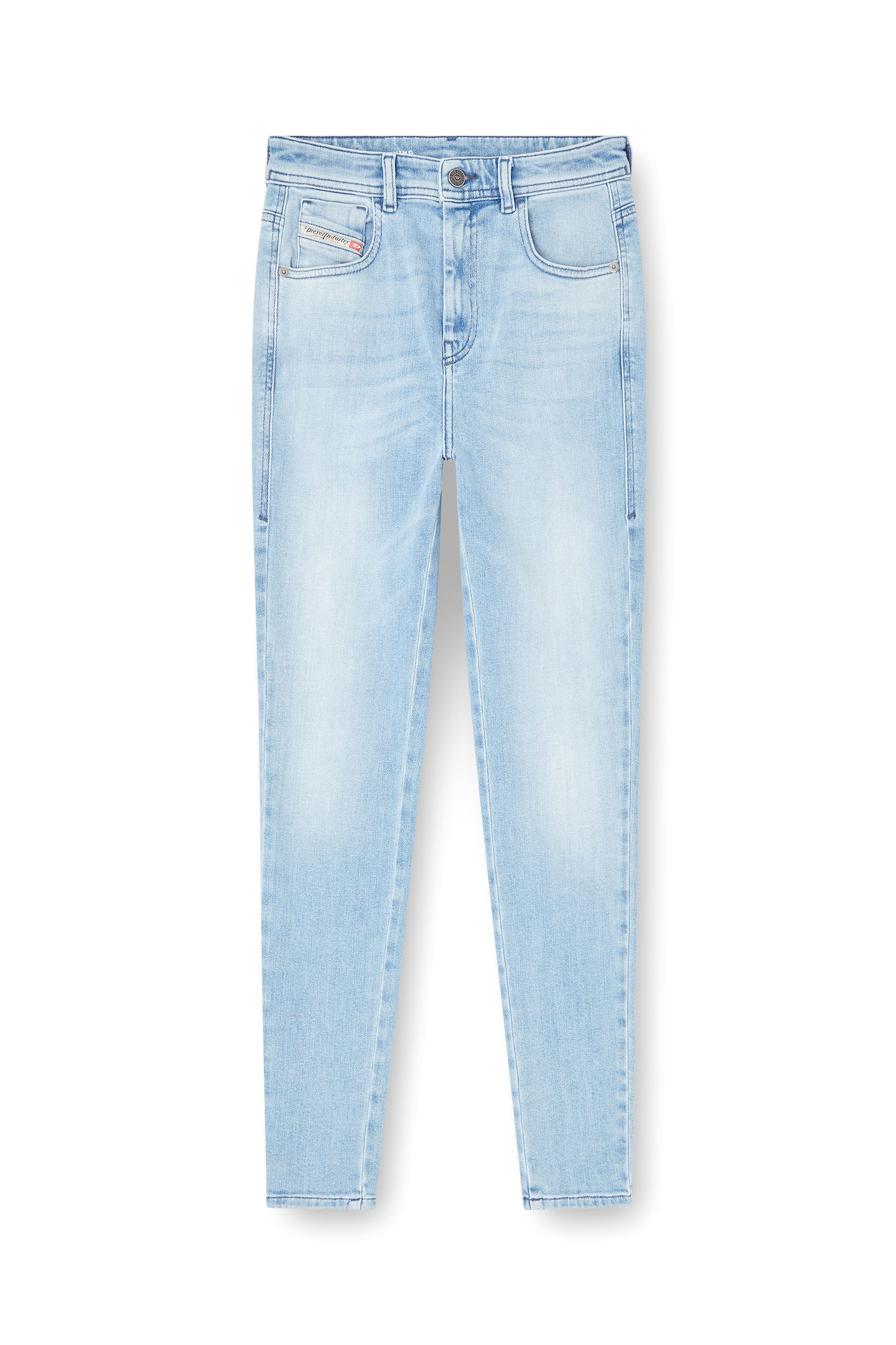 Diesel - Woman's Skinny Jeans 1984 Slandy-High 09M05, Light Blue - 2