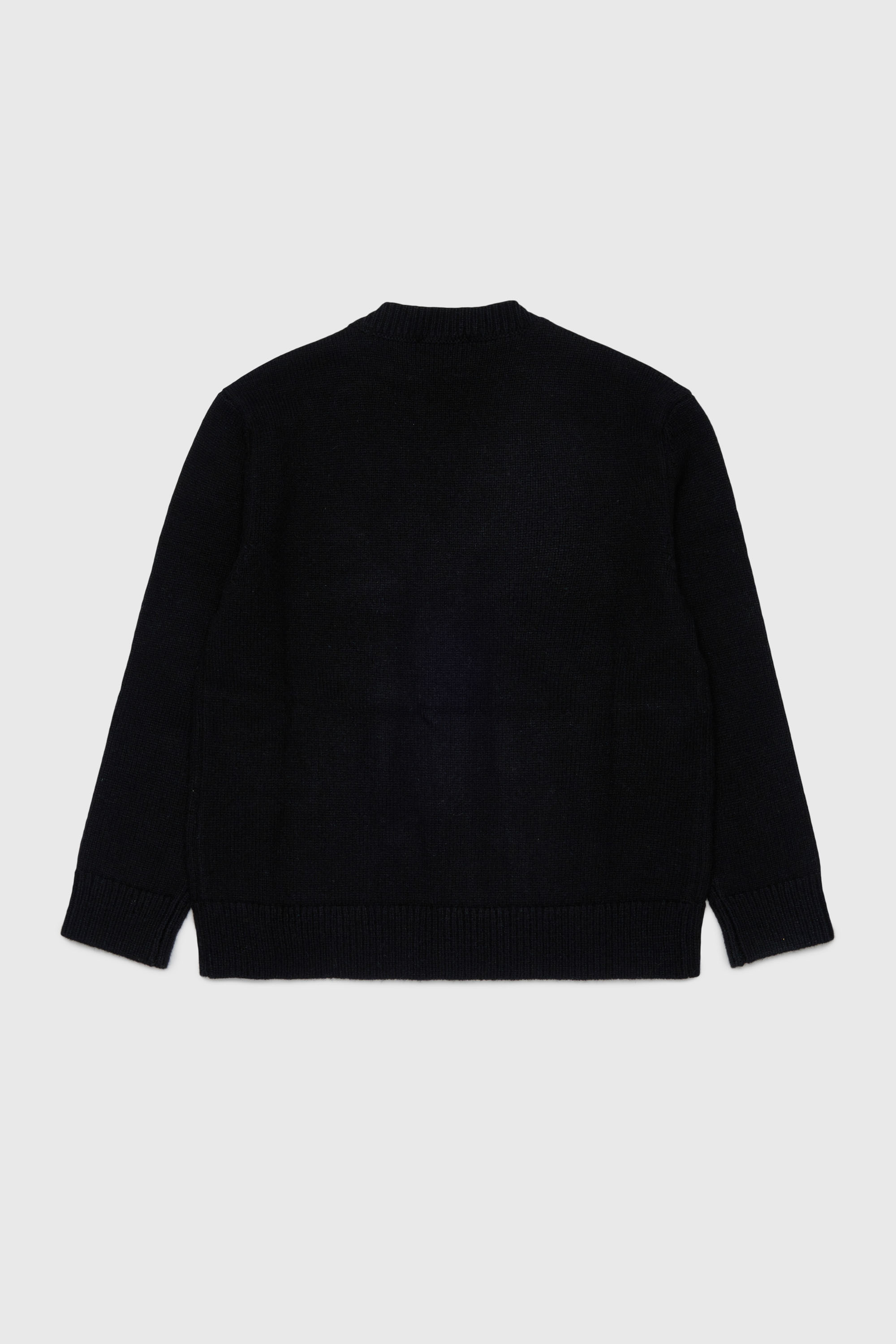 Diesel - KLABO CARDIGAN OVER, Man's Cashmere-enriched cardigan with Oval D logo in Black - 2