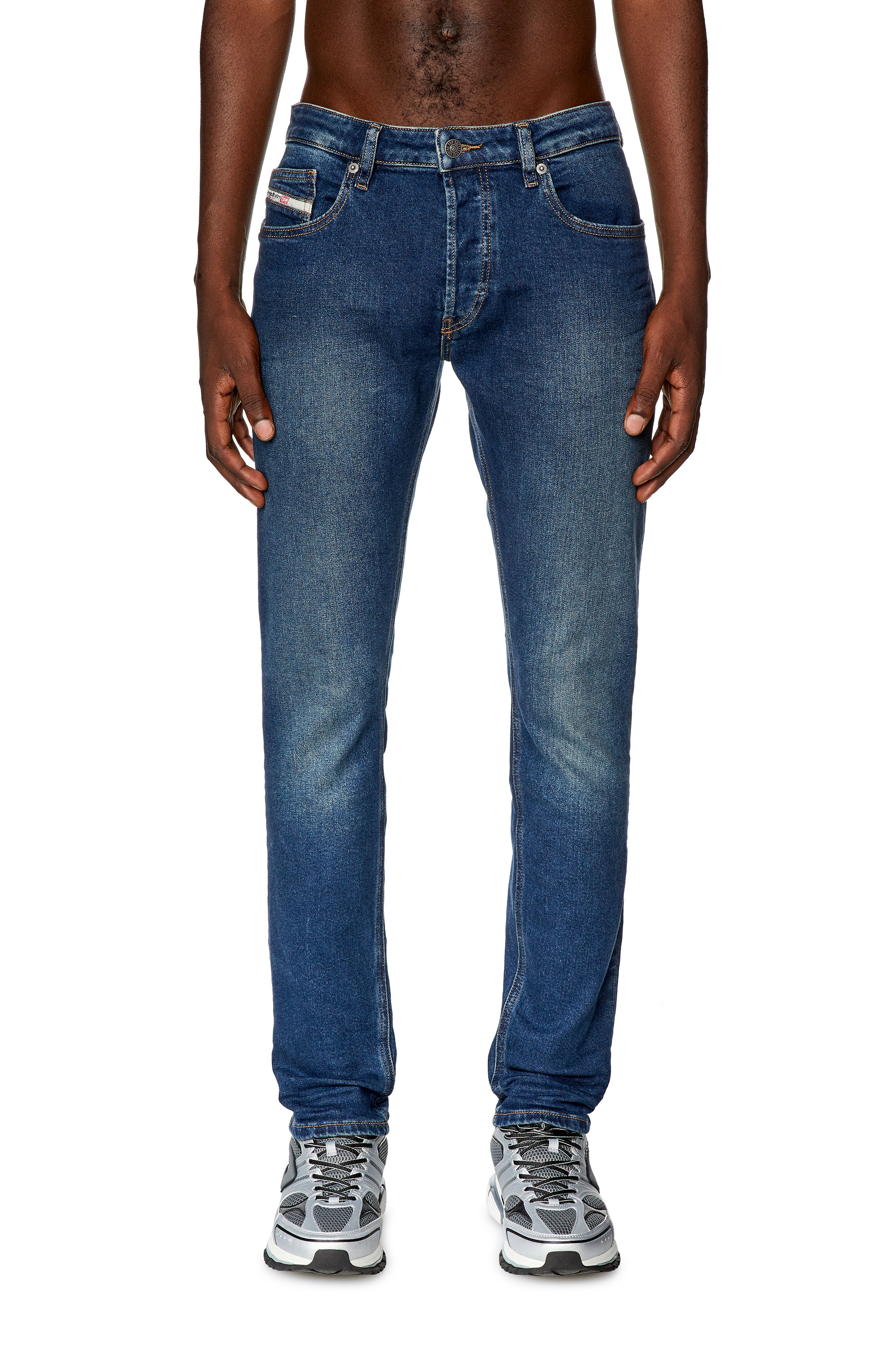 Diesel - Slim Jeans D-Luster 0EKAV, Dark Blue - Image 2