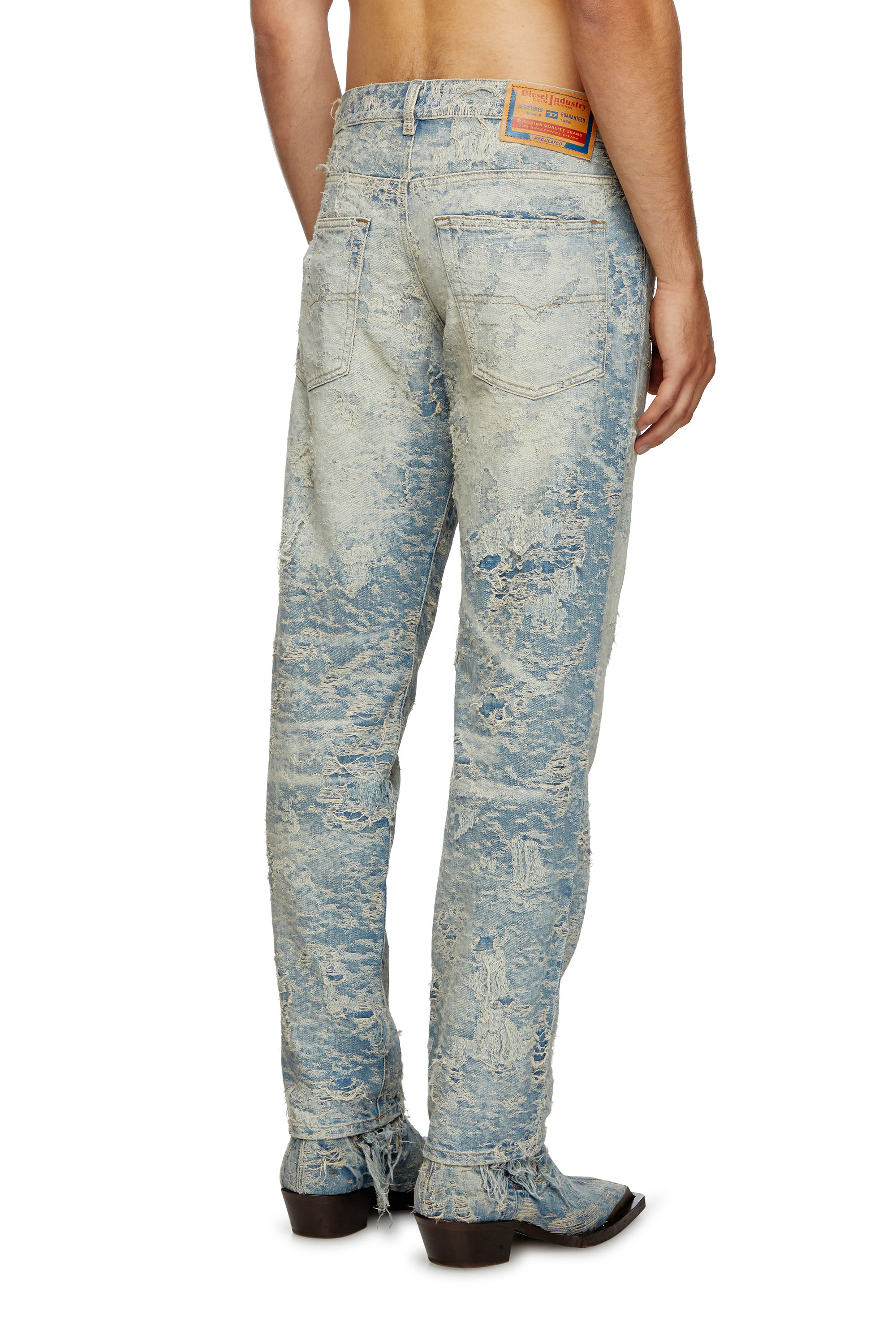 Diesel - Man's Regular Jeans 2023 D-Finitive 007Z7, Light Blue - 2