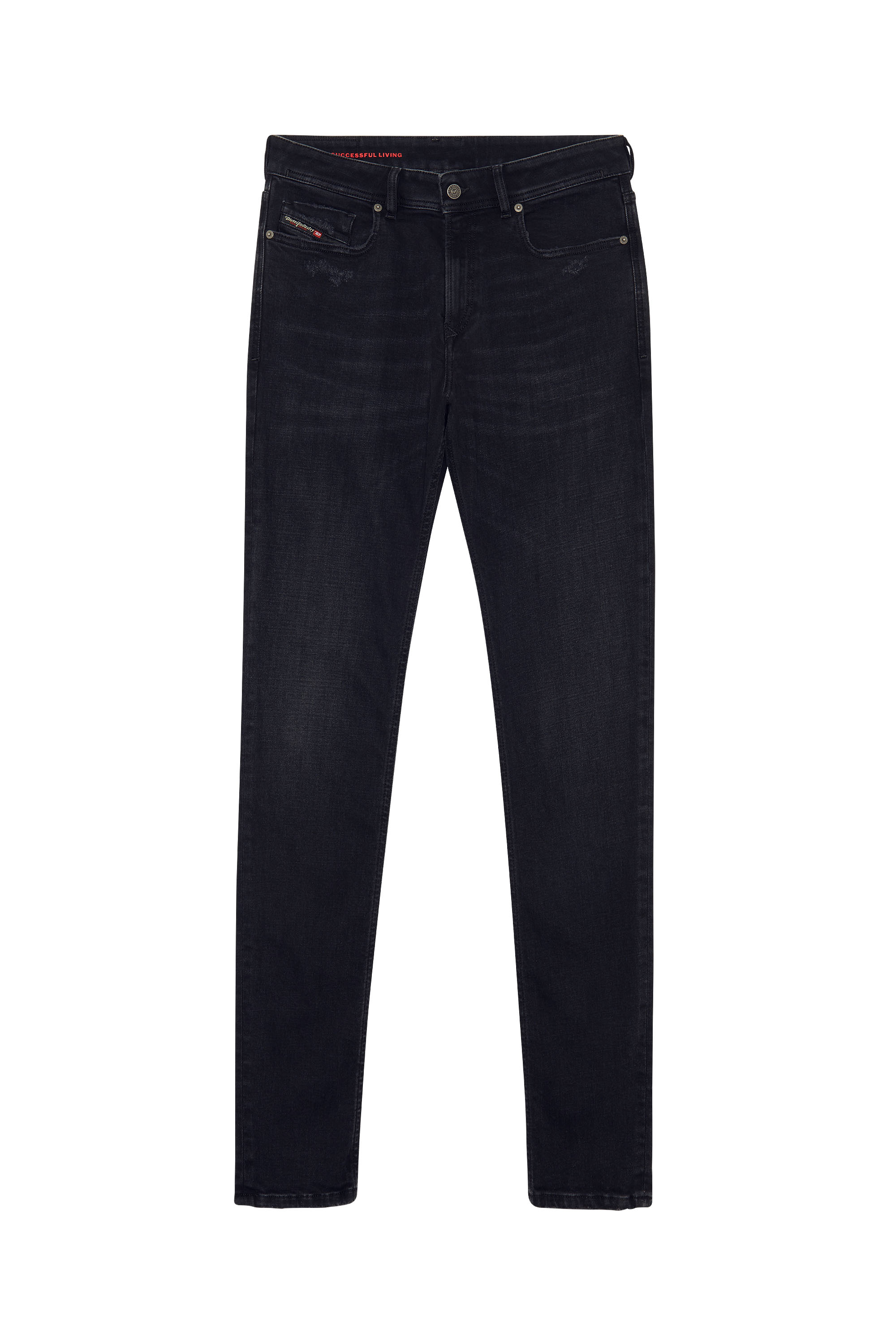Diesel - 1979 Sleenker 09E42 Skinny Jeans, Black/Dark grey - Image 6
