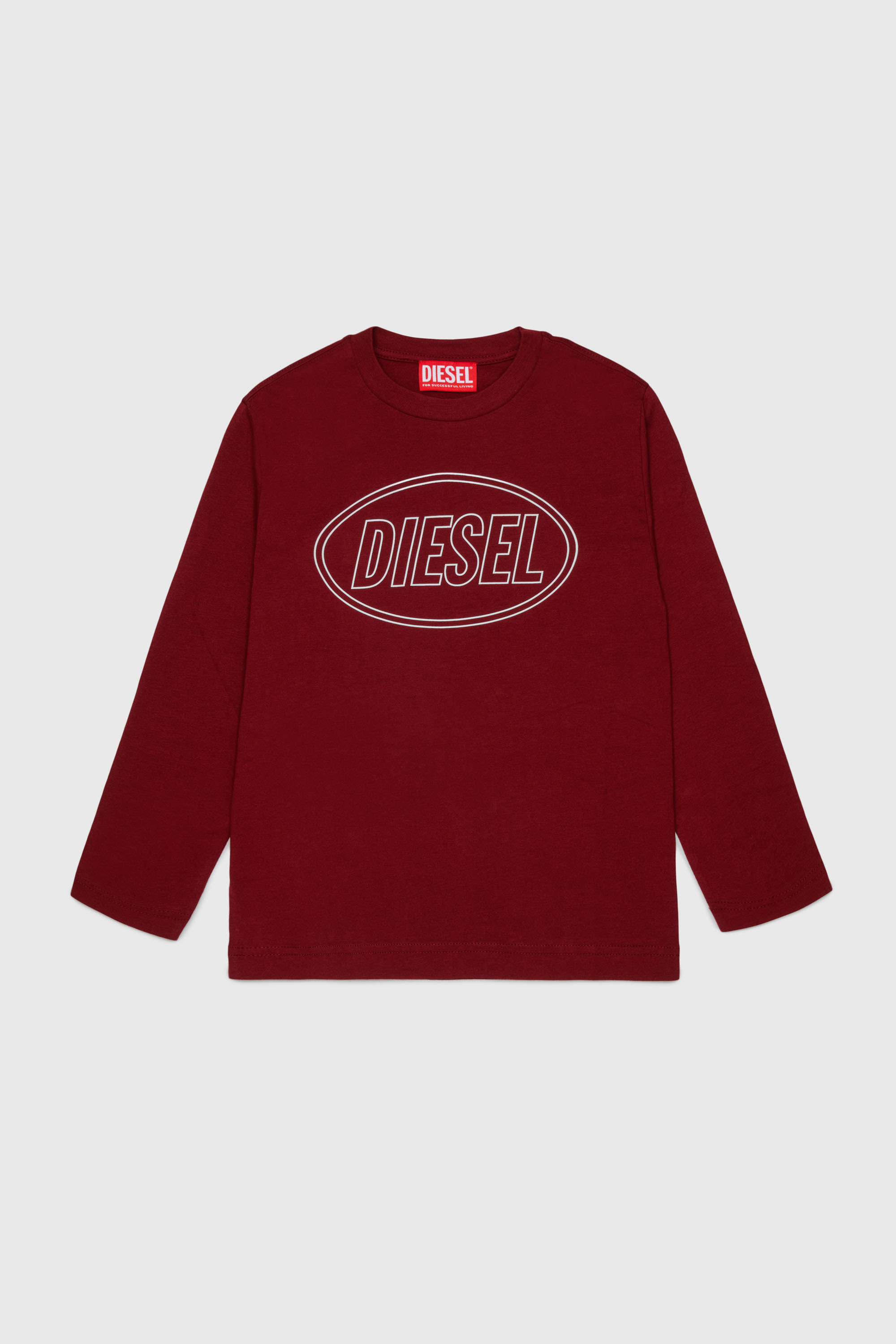 Long-sleeve T-shirt with Oval D logo