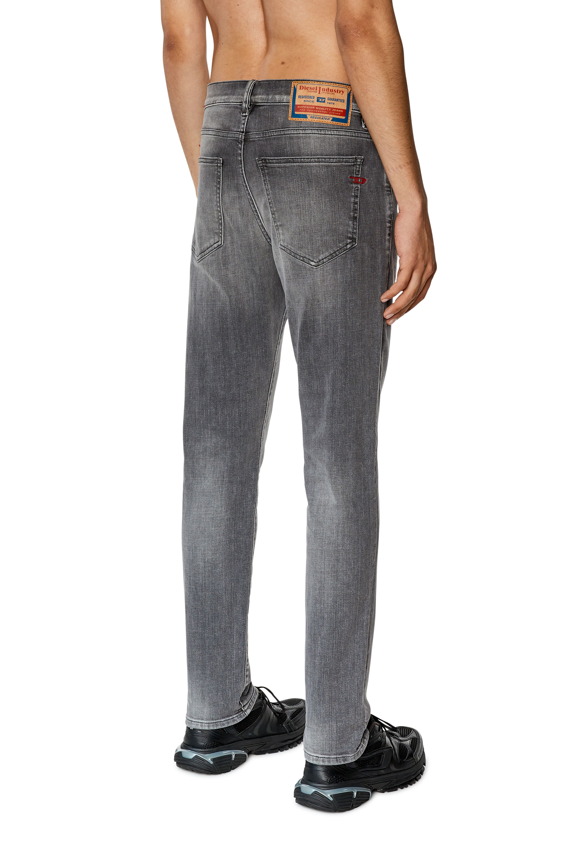 Diesel - Slim Jeans 2019 D-Strukt 09F91, Grey - Image 3