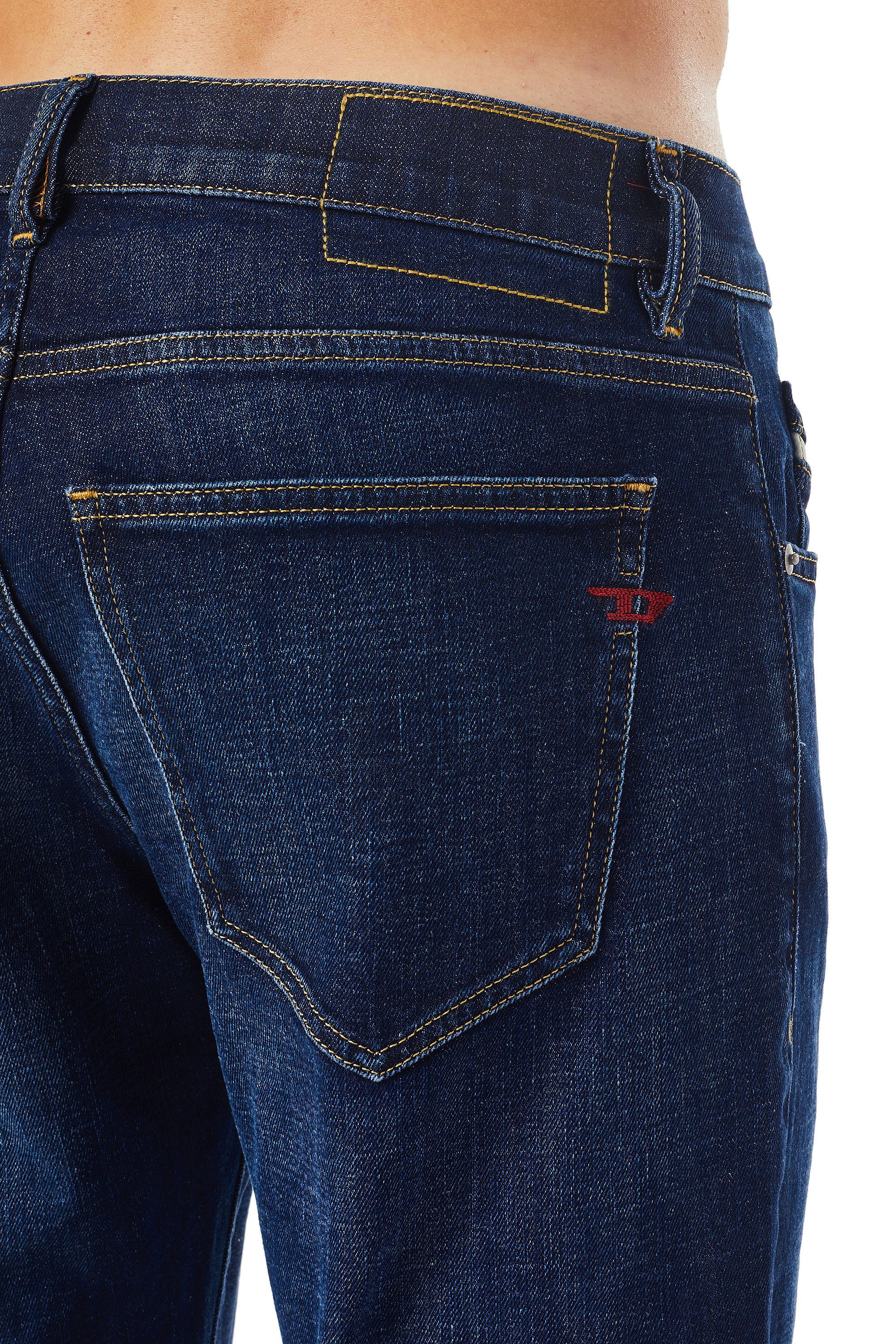 Diesel - Slim Jeans 2019 D-Strukt 09B90, Dark Blue - Image 5