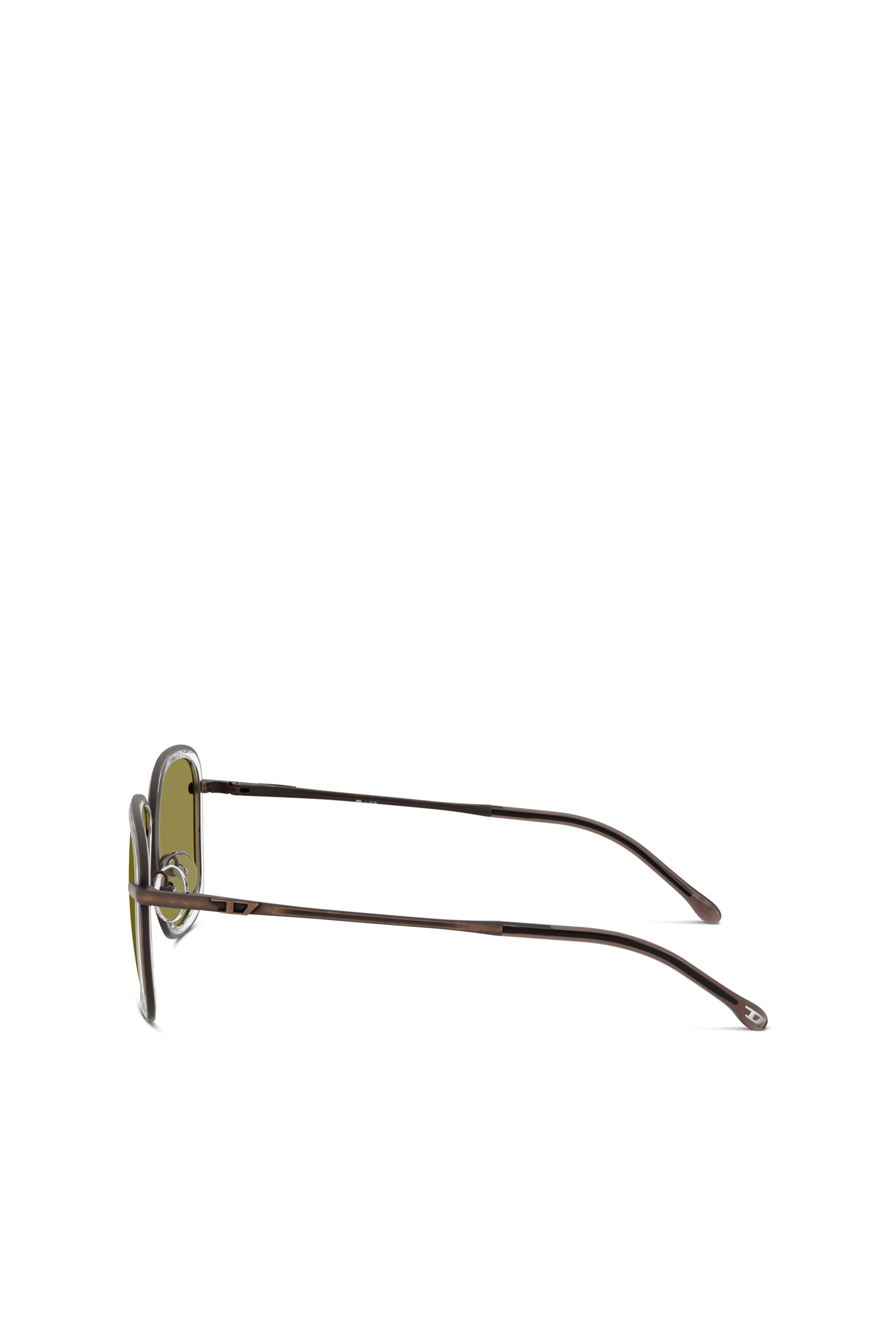 Diesel - 0DL1017, Unisex's Square sunglasses in Green - 3