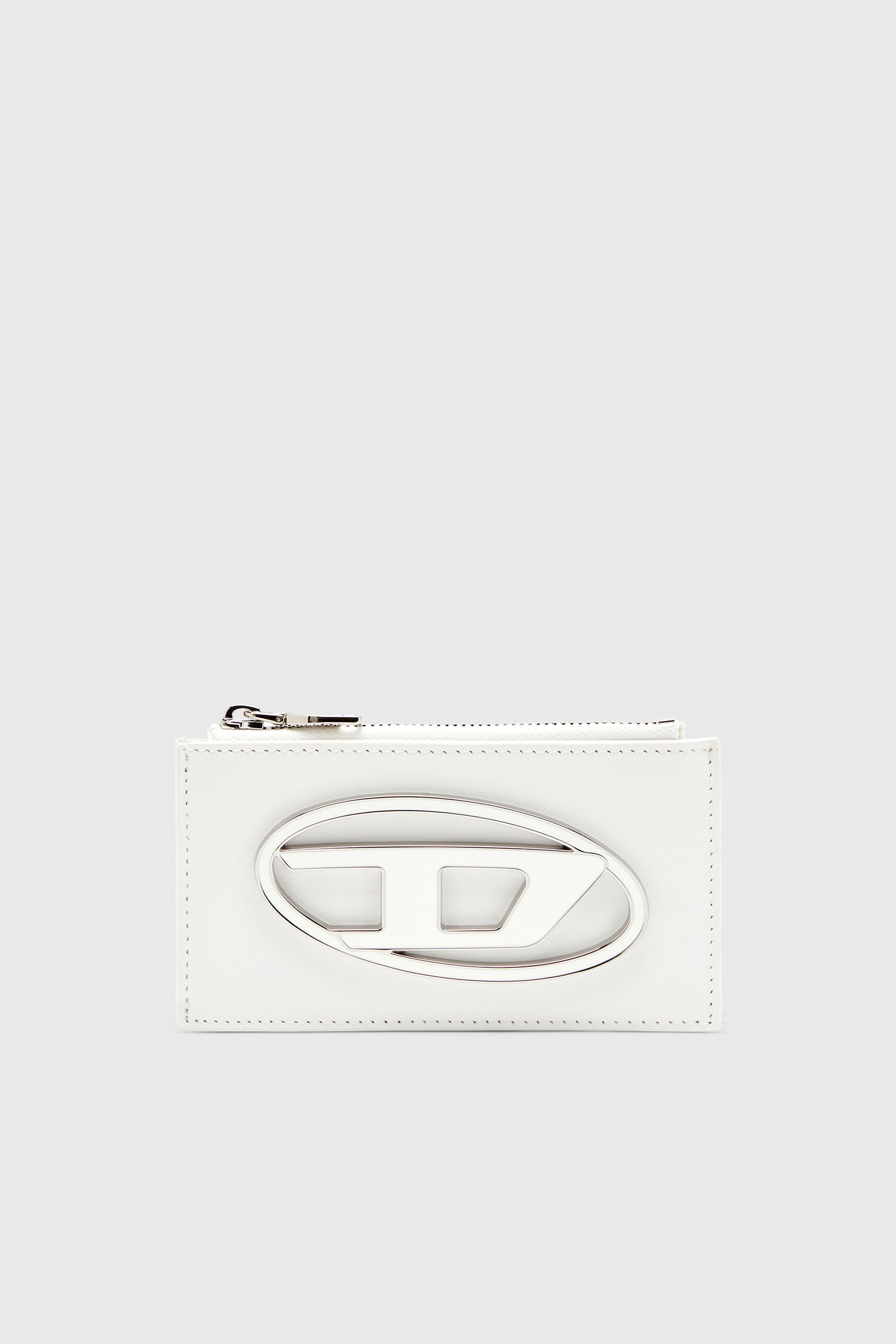 Flat card holder in nappa leather