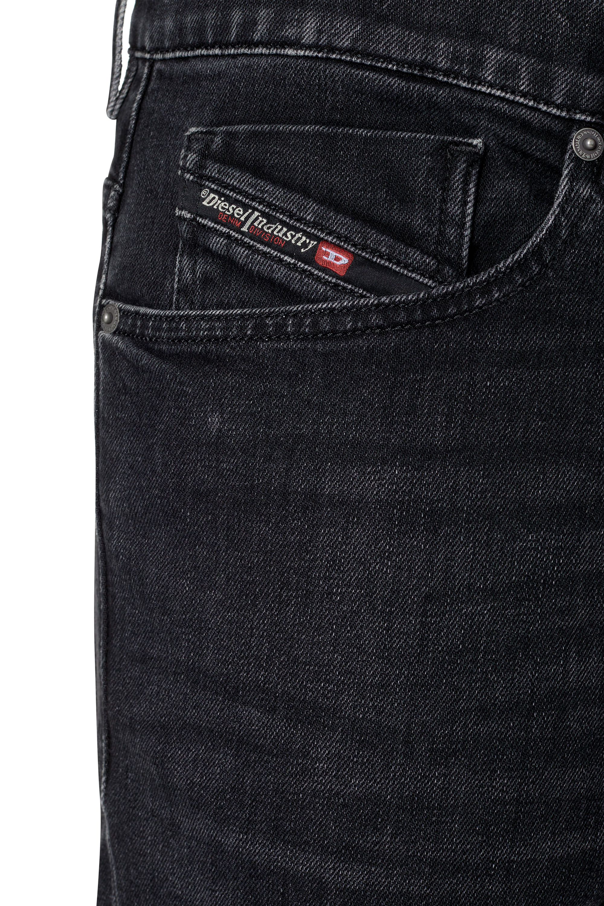 diesel buster tapered jeans black