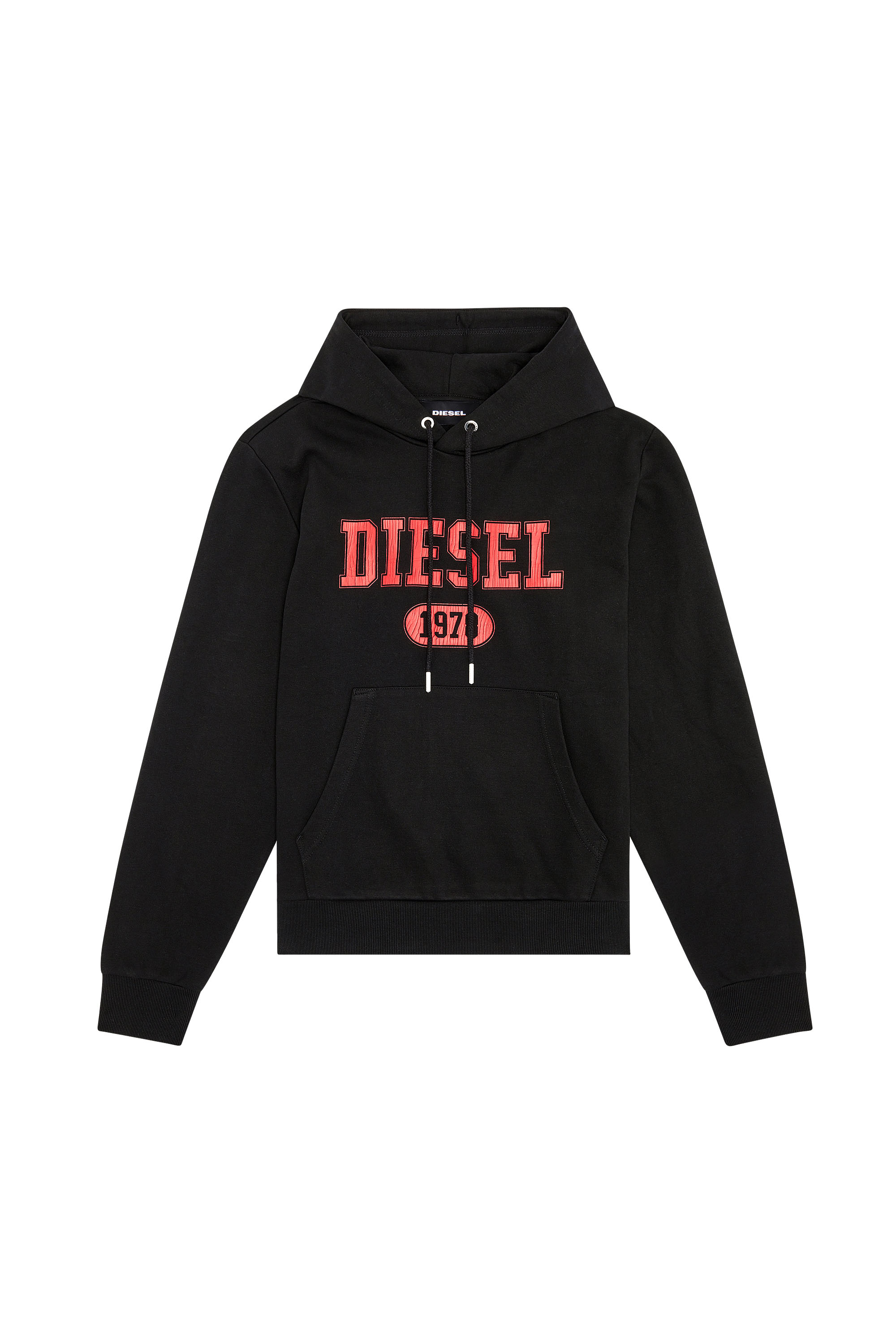 Diesel - S-GINN-HOOD-K25, Black - Image 1