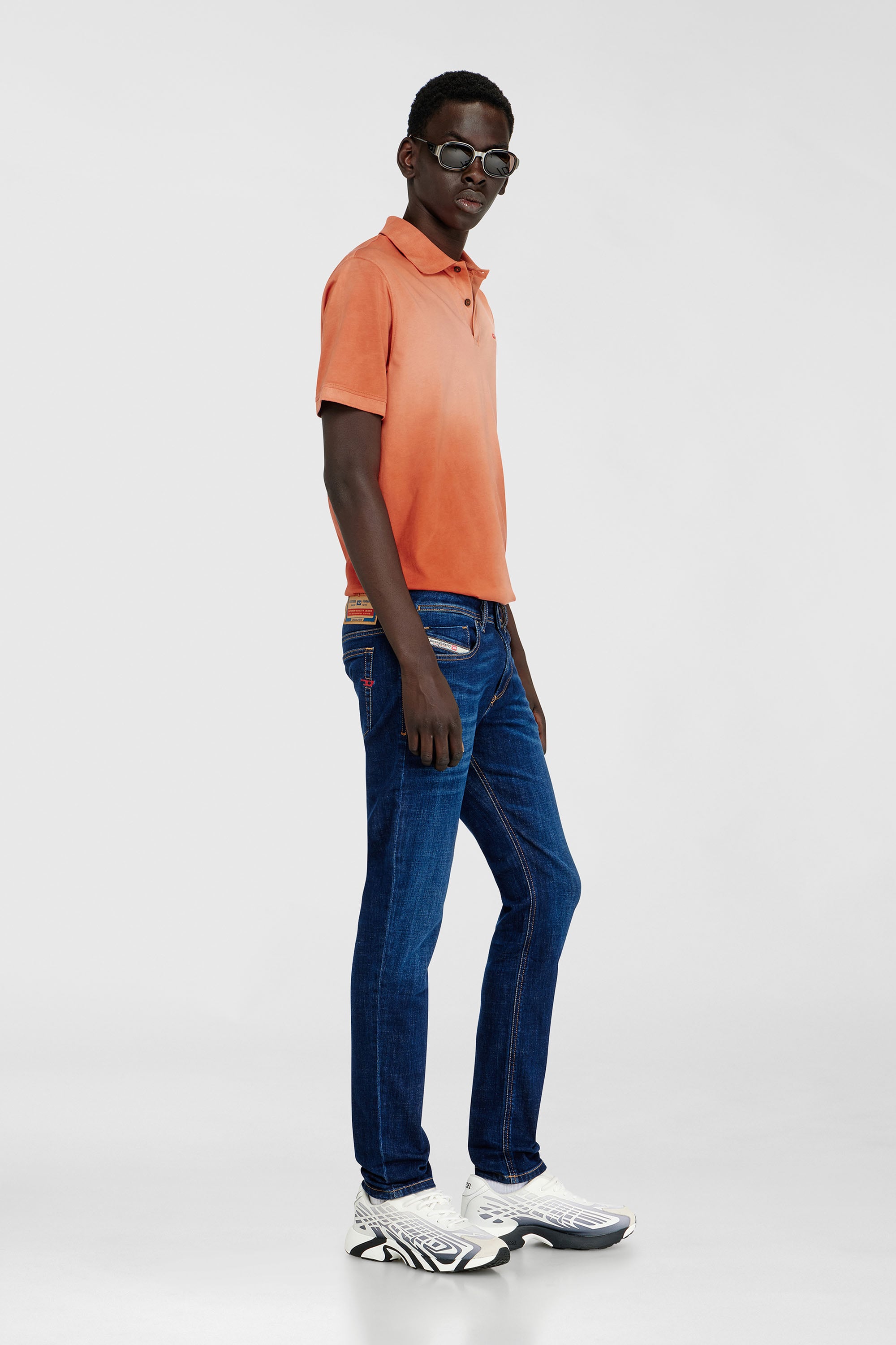 Diesel - Man's Skinny Jeans 1979 Sleenker 09J17, Dark Blue - 1