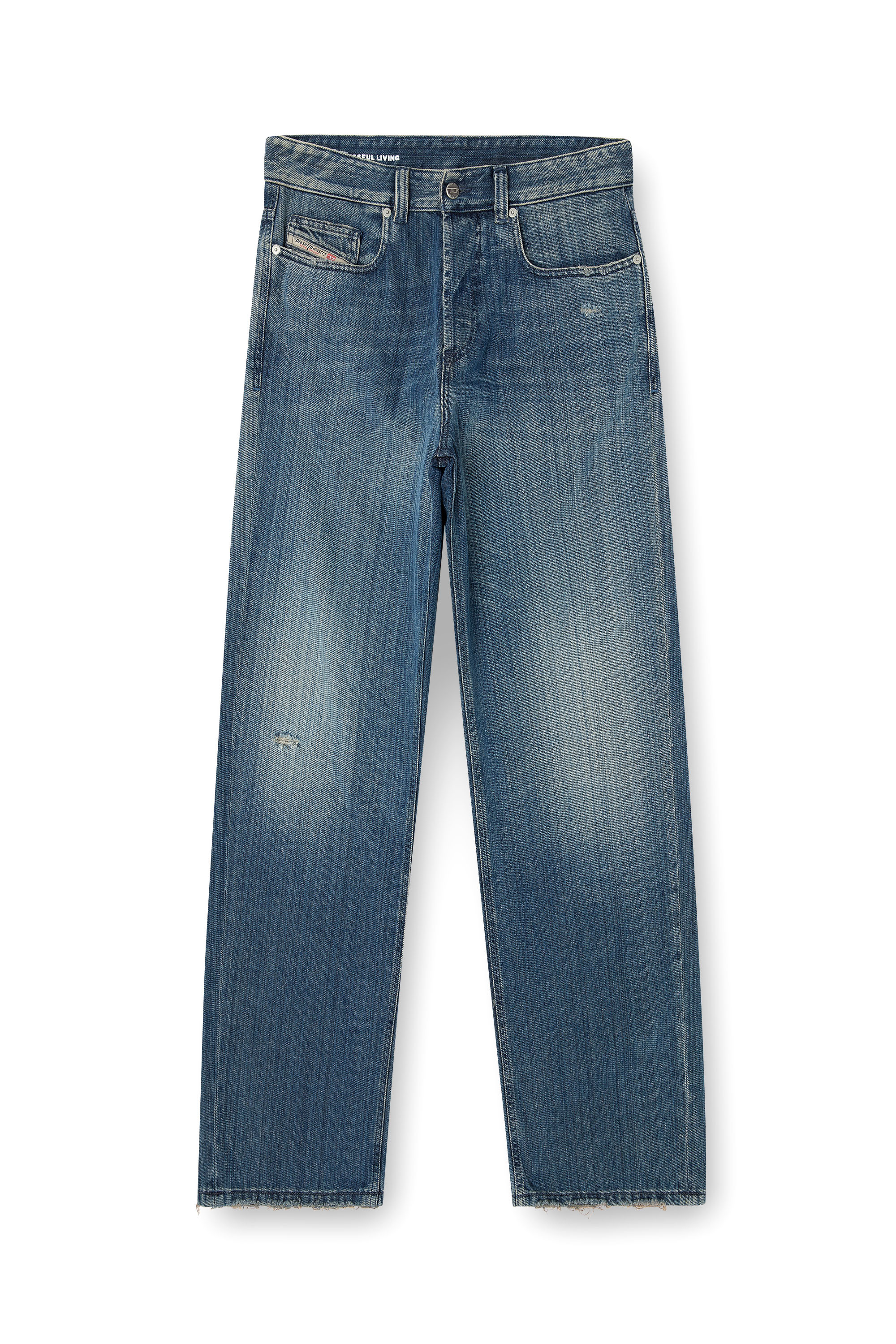 Diesel - Man's Relaxed Jeans 2001 D-Macro 09M09, Dark Blue - 3