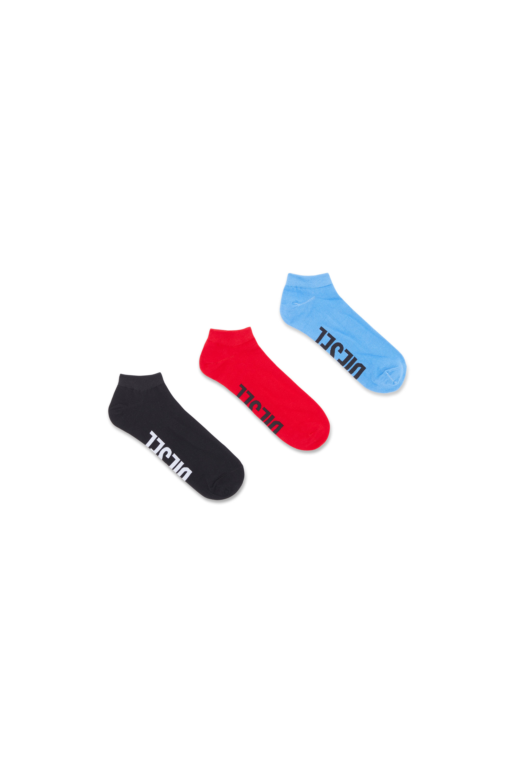 SKM-GOST-THREEPACK, Blue/Black - Socks