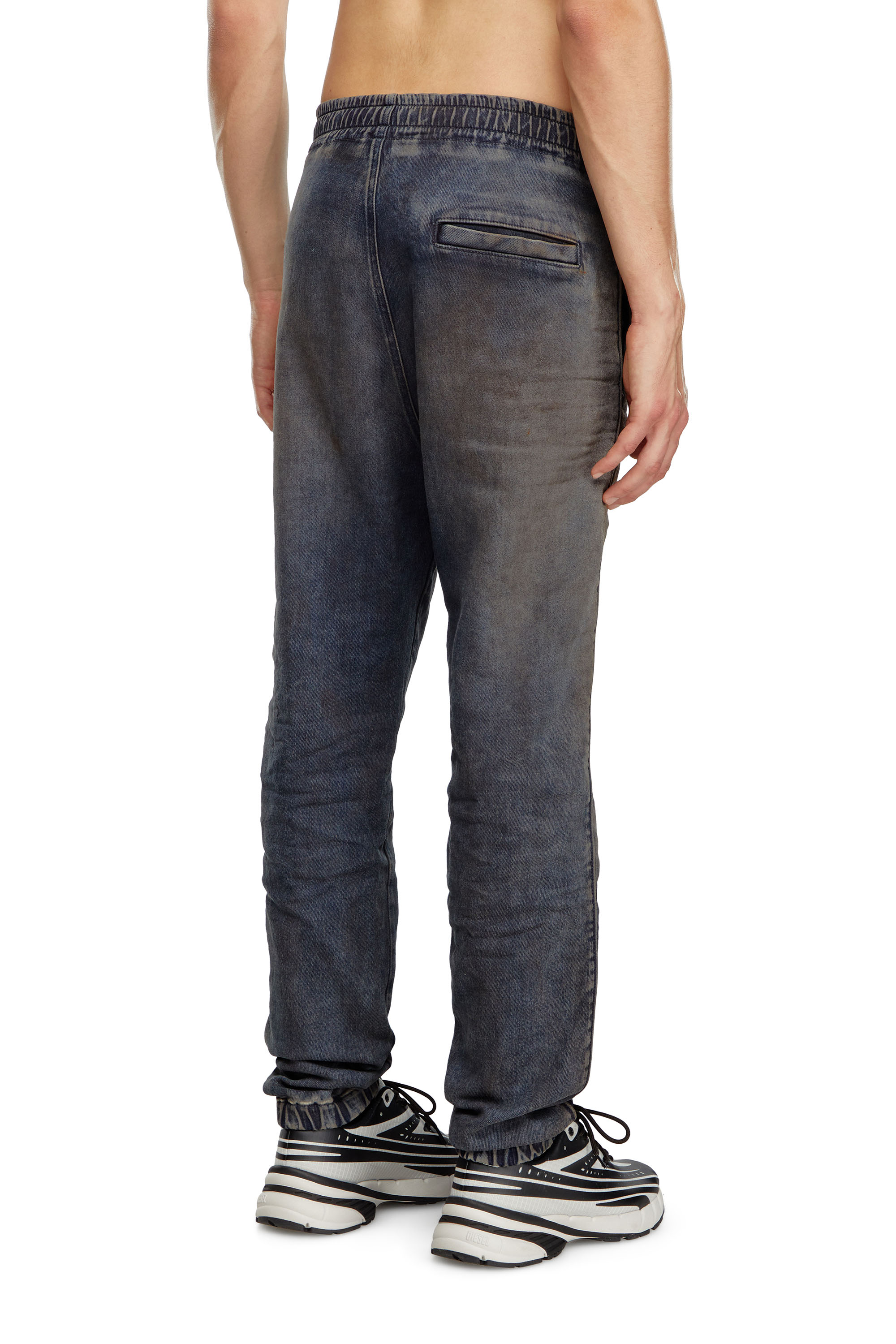 Diesel - Man's Tapered D-Lab Track Denim 068LV, Dark Blue - 3