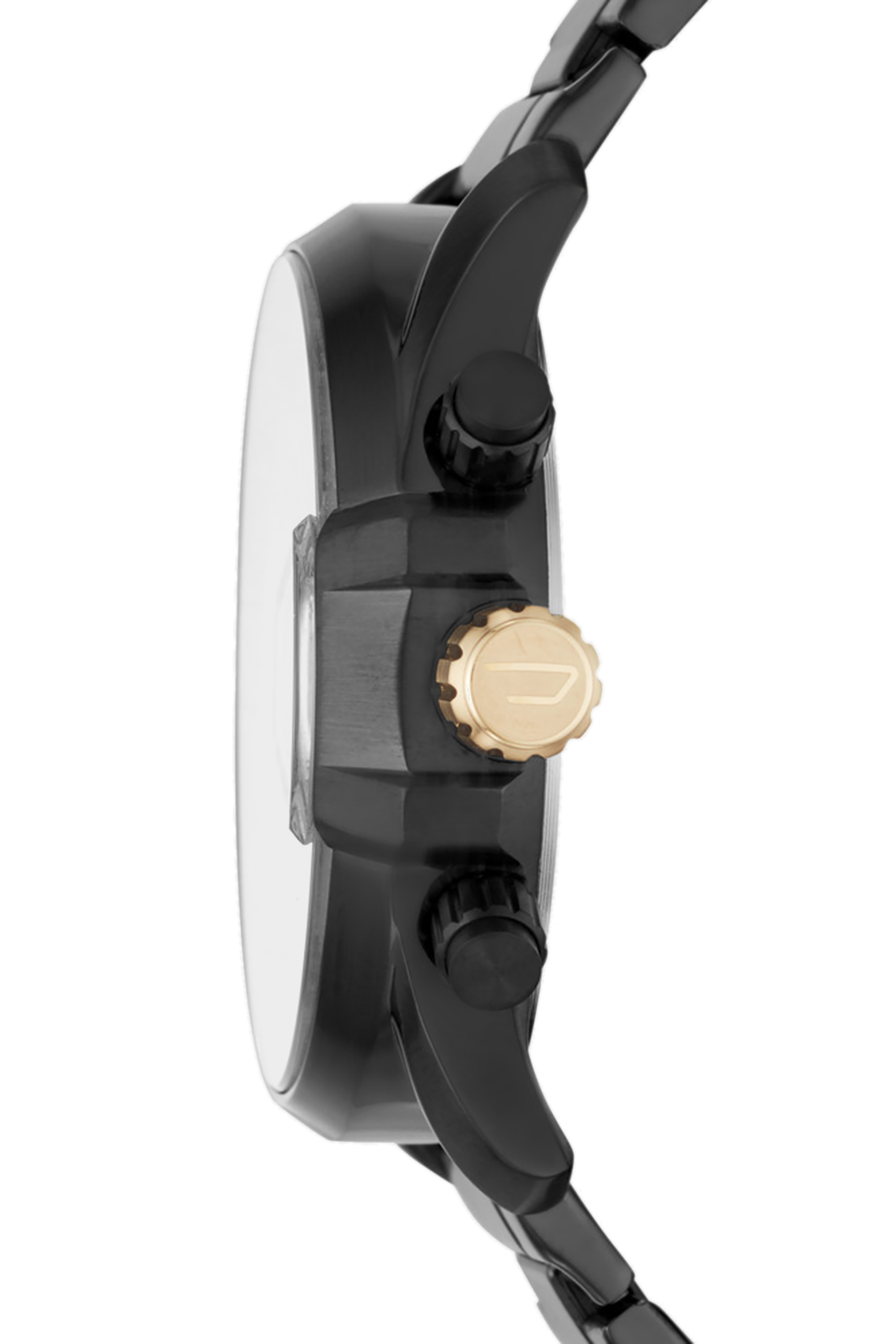 Diesel - DZ4474, Man's Black watch with gray dial, 47 mm in Dark grey - 2