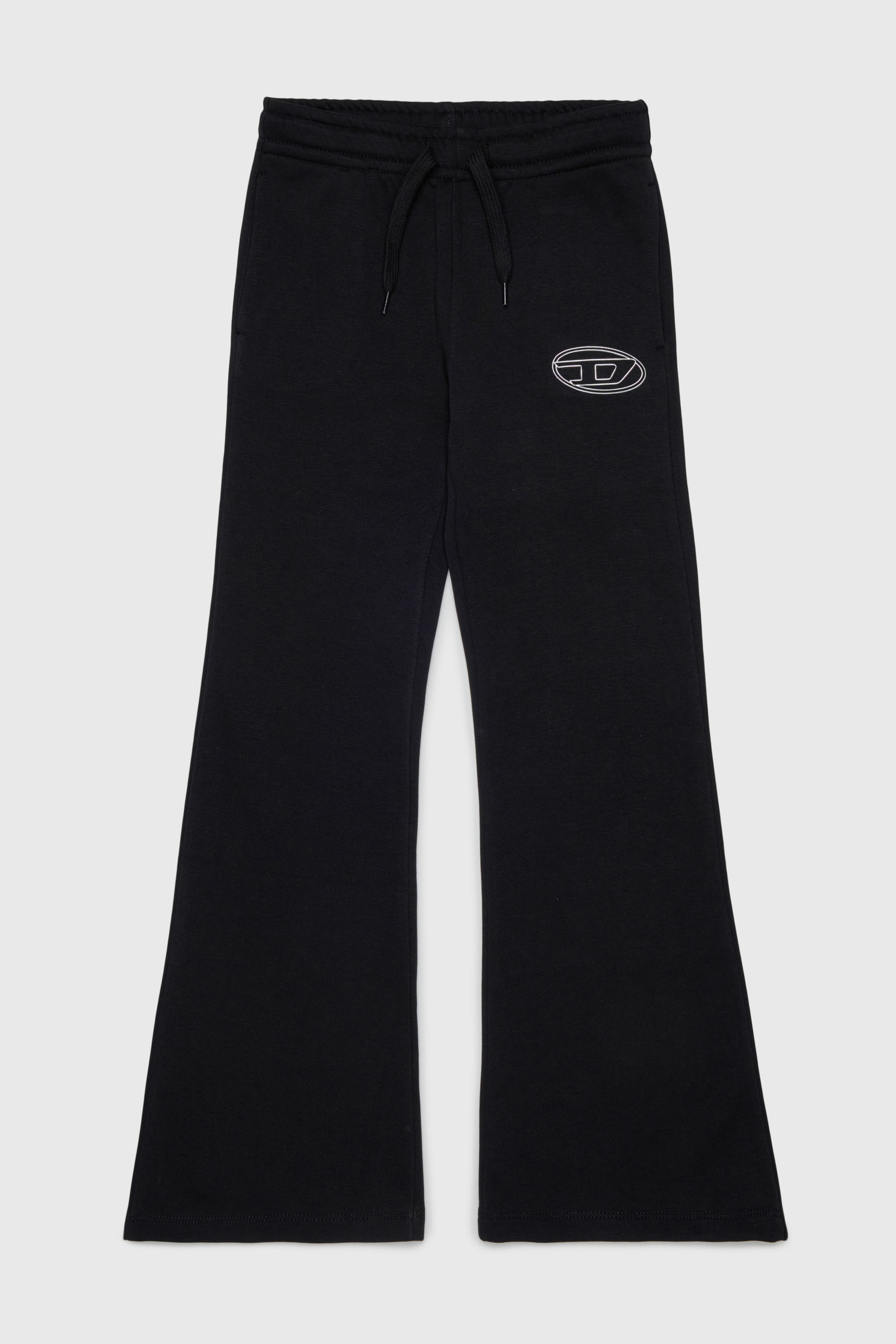 Diesel - PALBIRT, Woman's Flared sweatpants with Oval D logo in Black - 1