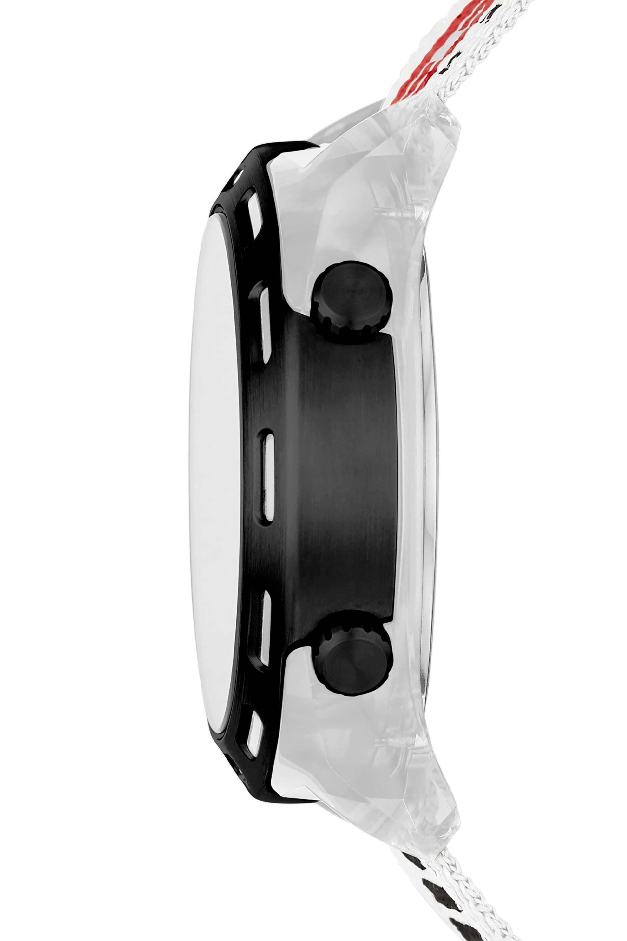 Diesel - DZ1938, Unisex's Crusher digital white nylon watch in White - 2