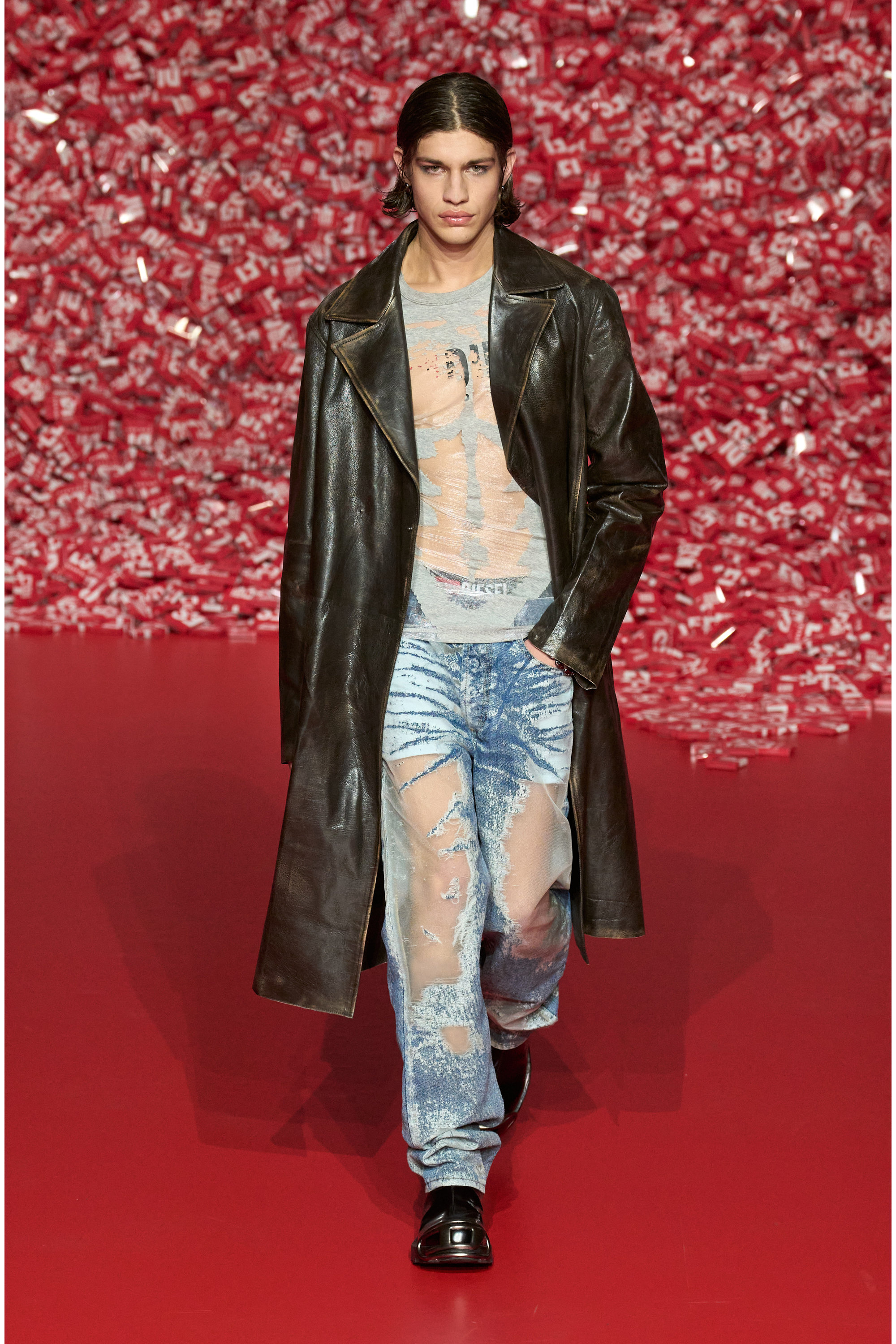 Diesel - Straight Jeans 2010 D-Macs 068JH, Medium blue - Image 5