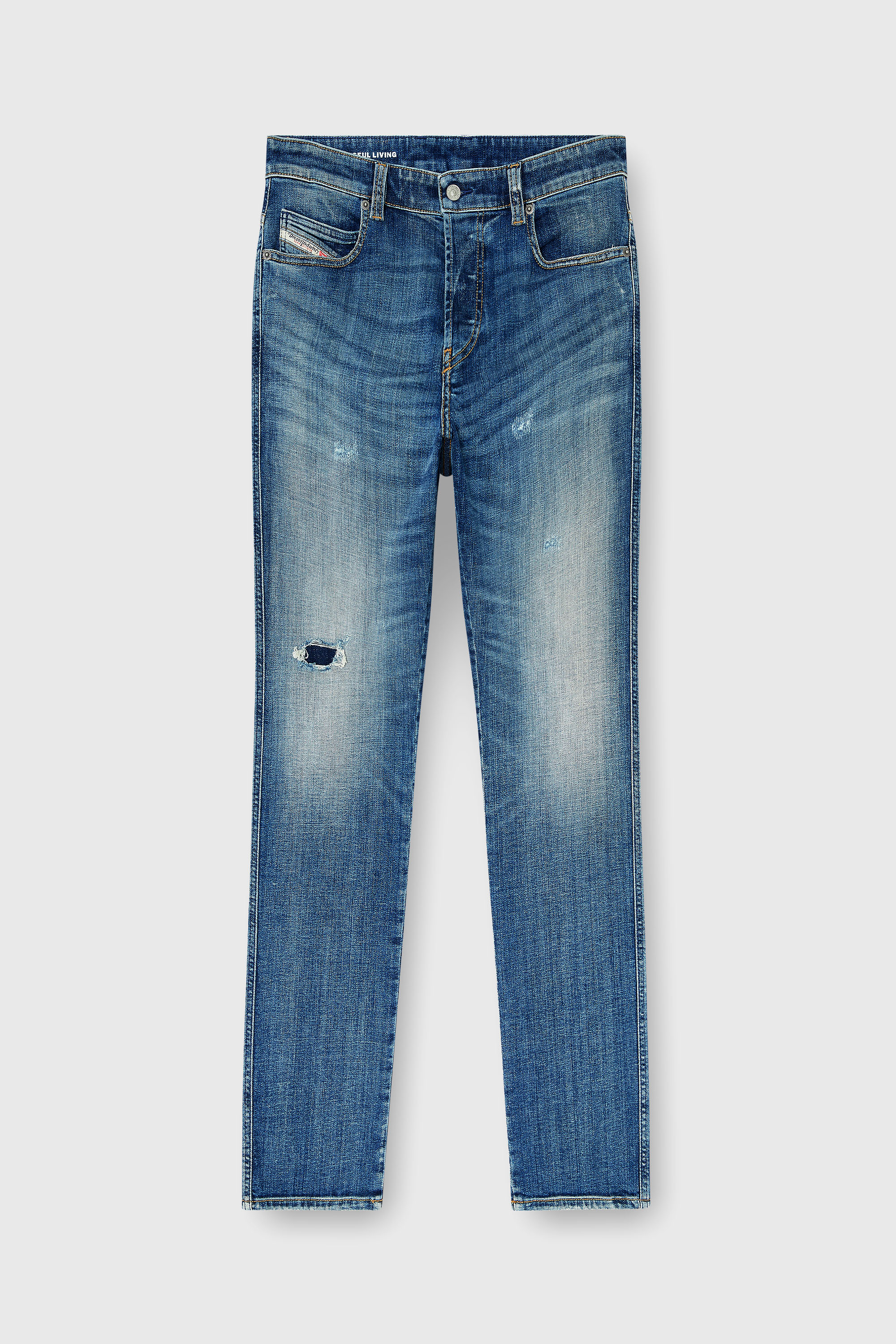 Diesel - Man's Slim Jeans 1993 D-Vyl 09P44, Medium blue - 2