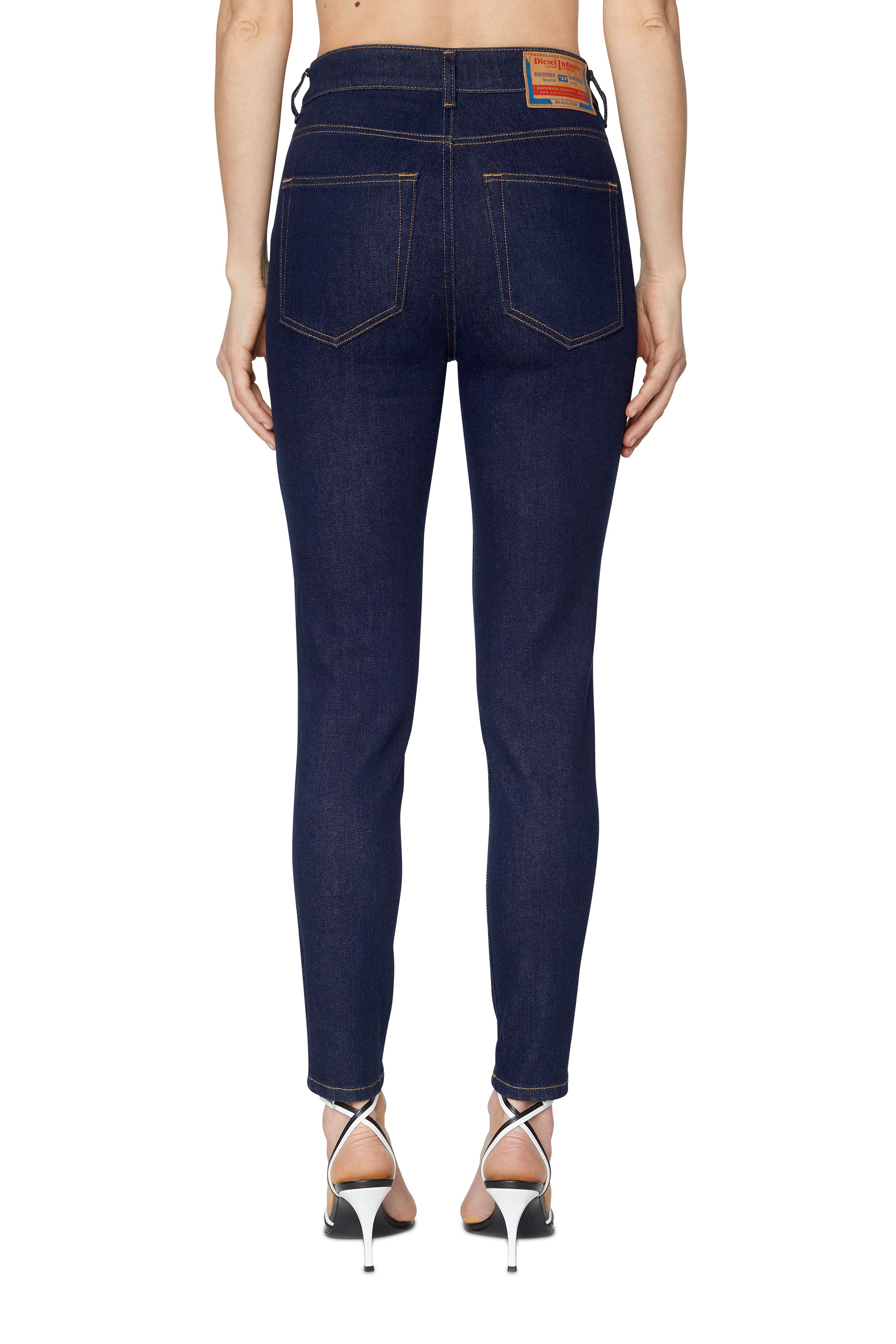 Diesel - Woman's Skinny Jeans 1984 Slandy-High Z9C18, Dark Blue - 4
