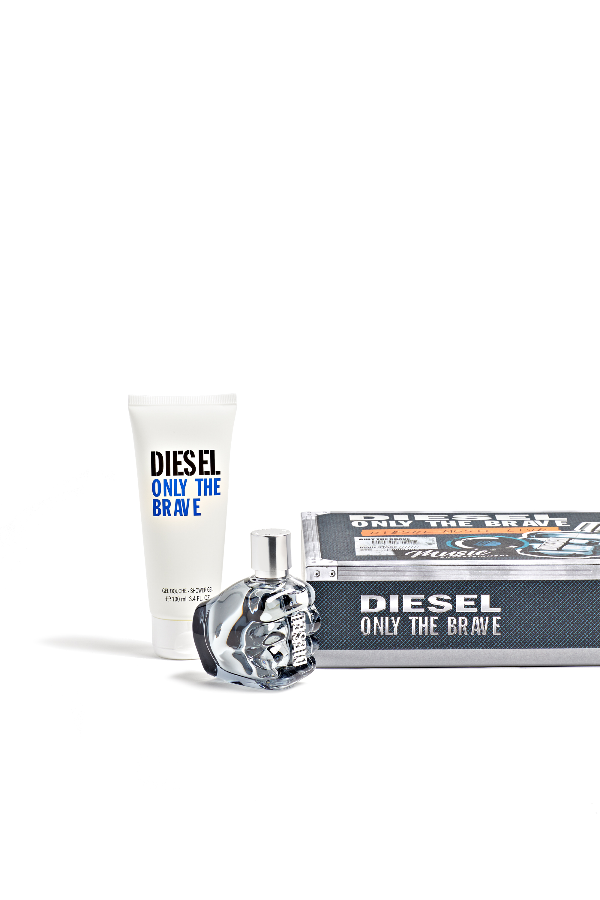 Diesel - ONLY THE BRAVE 50 ML GIFT SET, Man's Only The Brave Gift set in Grey - 1