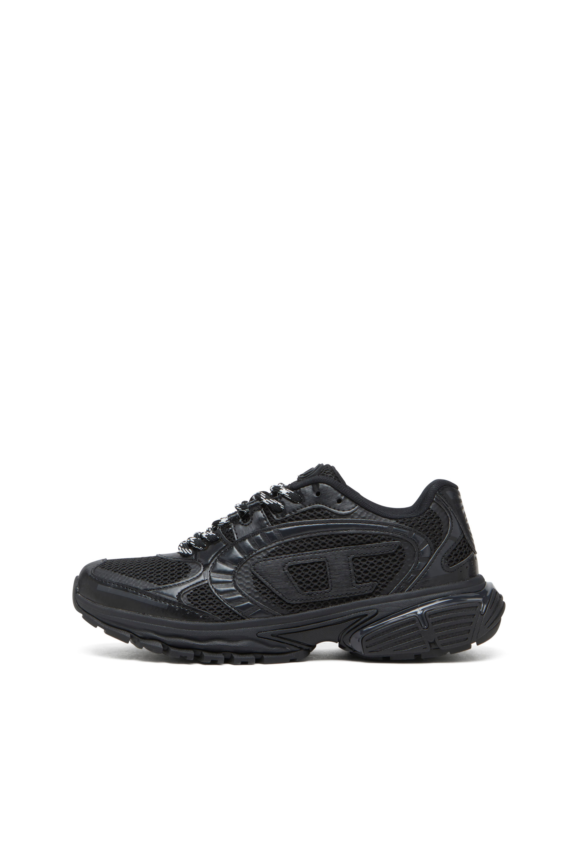 Diesel - S-PRO-V-DENSE LOW, Man's S-Pro-V-Dense-Mesh sneakers with Oval D logo in Black - 9