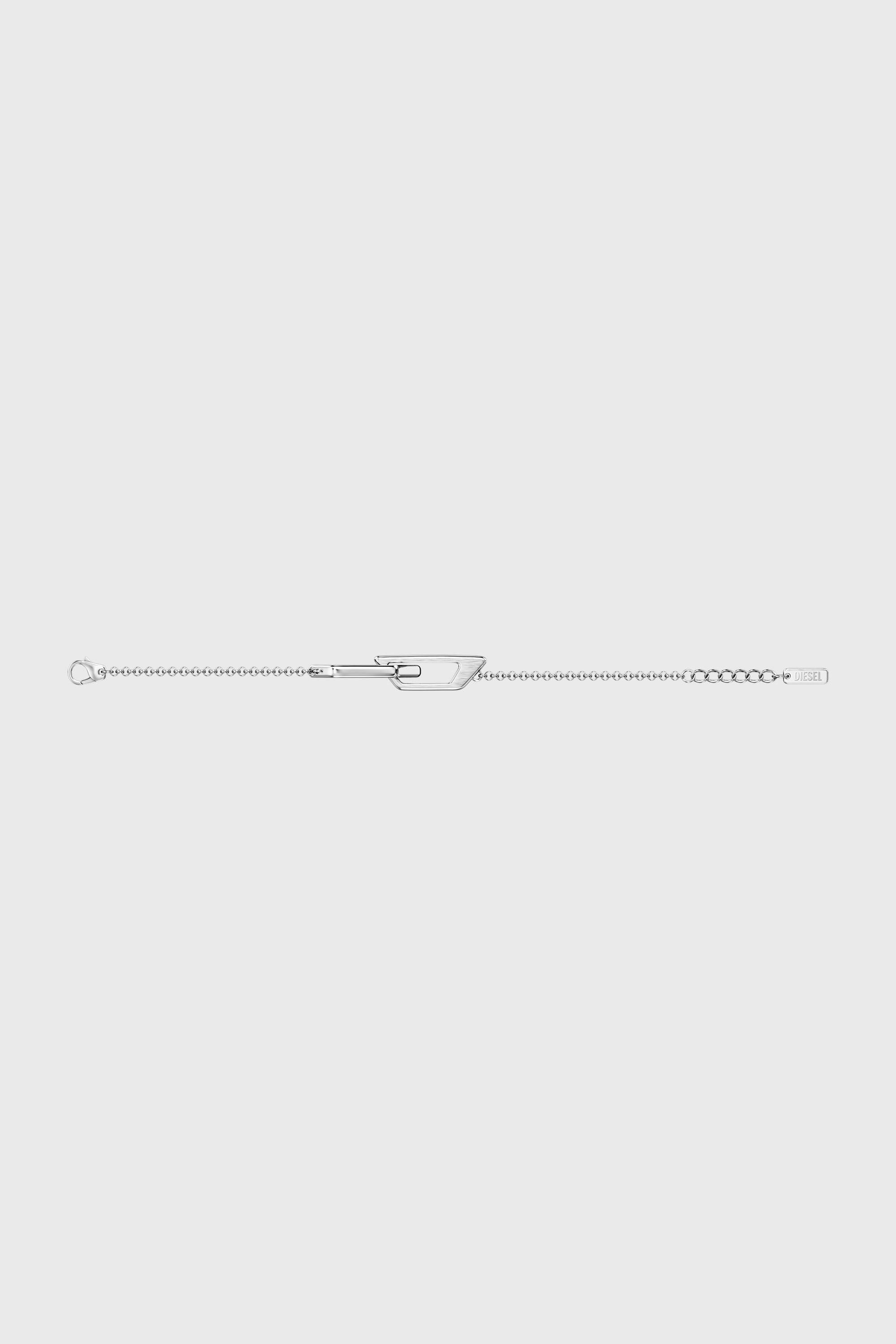 Diesel - DX1726040, Unisex's Stainless Steel Chain Bracelet in Silver - 3