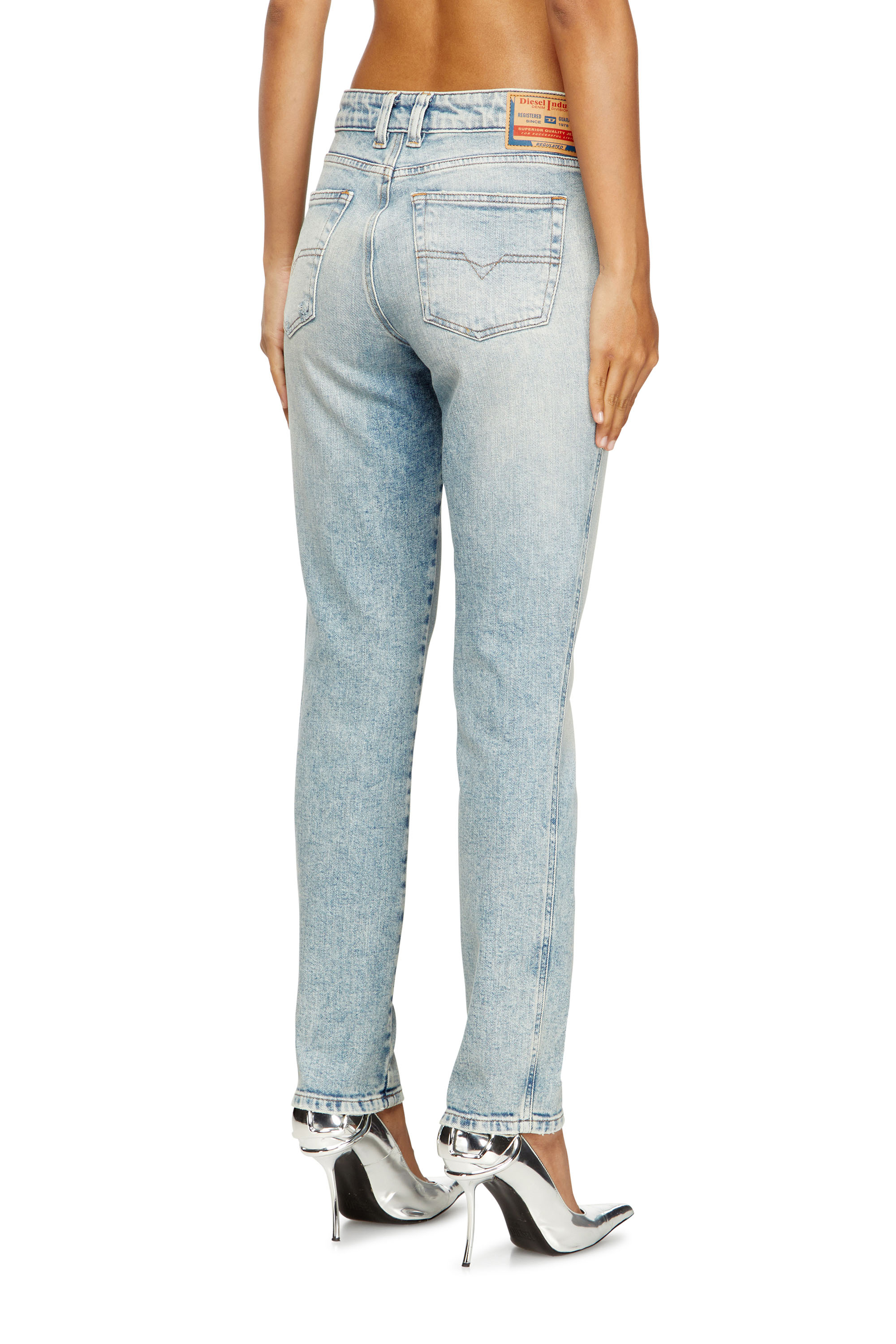 Slim Jeans 1992 D-Jiann 09M21, Light Blue Diesel - Woman's Slim Jeans 1992 D-Jiann 09M21, Light Blue - 4