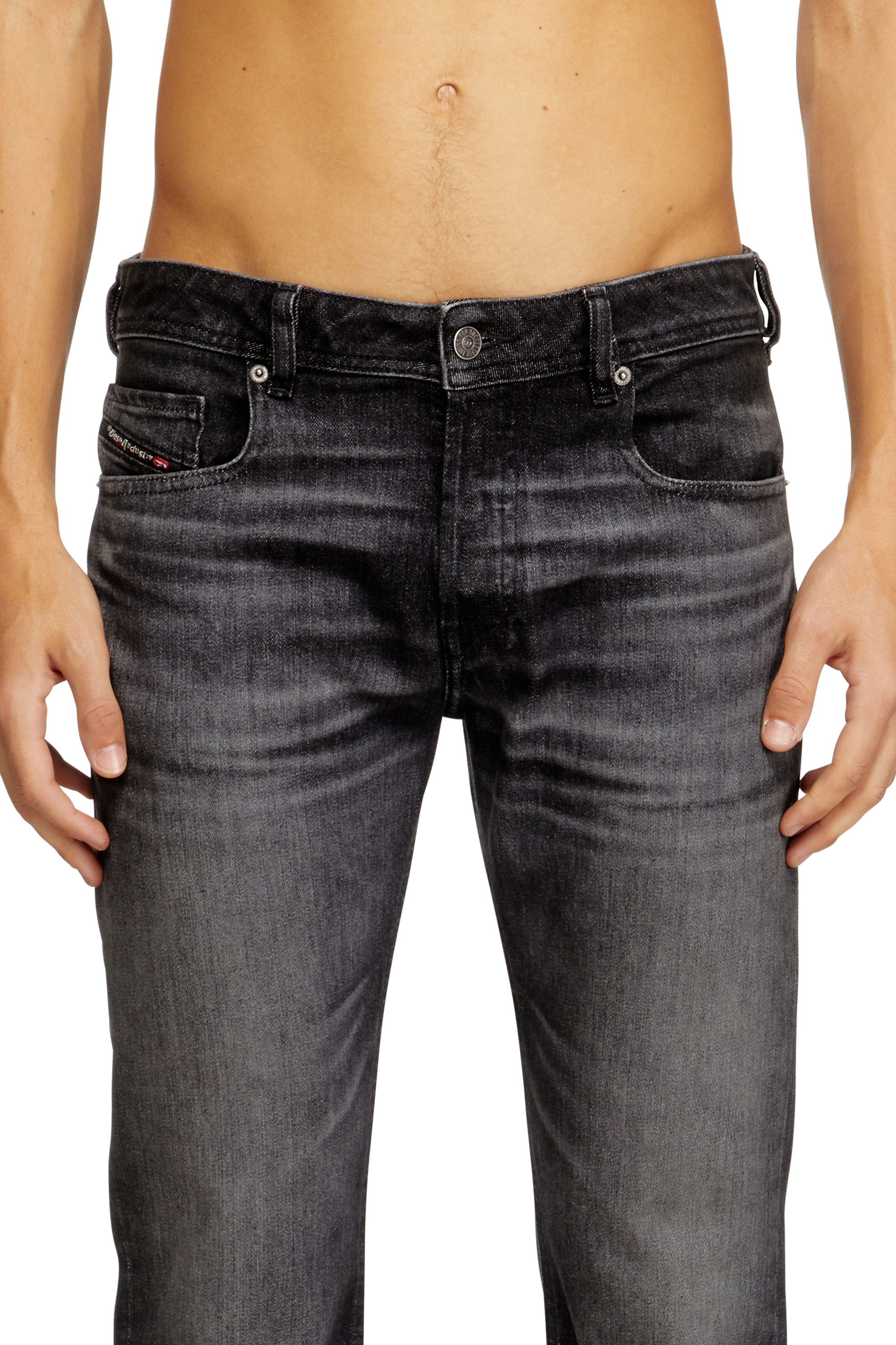 Bootcut Jeans 2007 Zatiny 09N48, Black/Dark grey Diesel - Man's Bootcut Jeans 2007 Zatiny 09N48, Black/Dark grey - 5