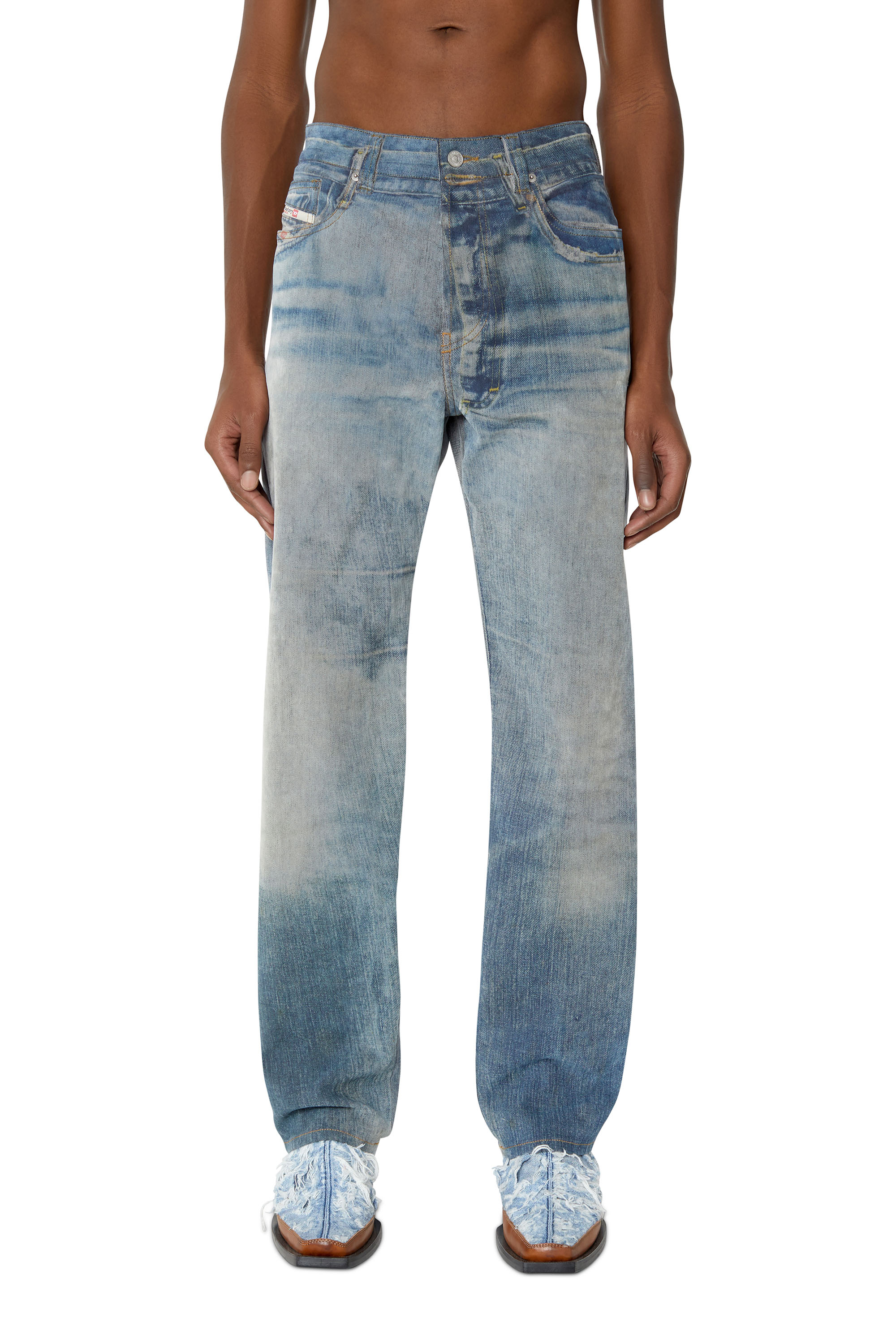 Diesel - 2010 D-Macs 09E51 Straight Jeans, Medium blue - Image 1