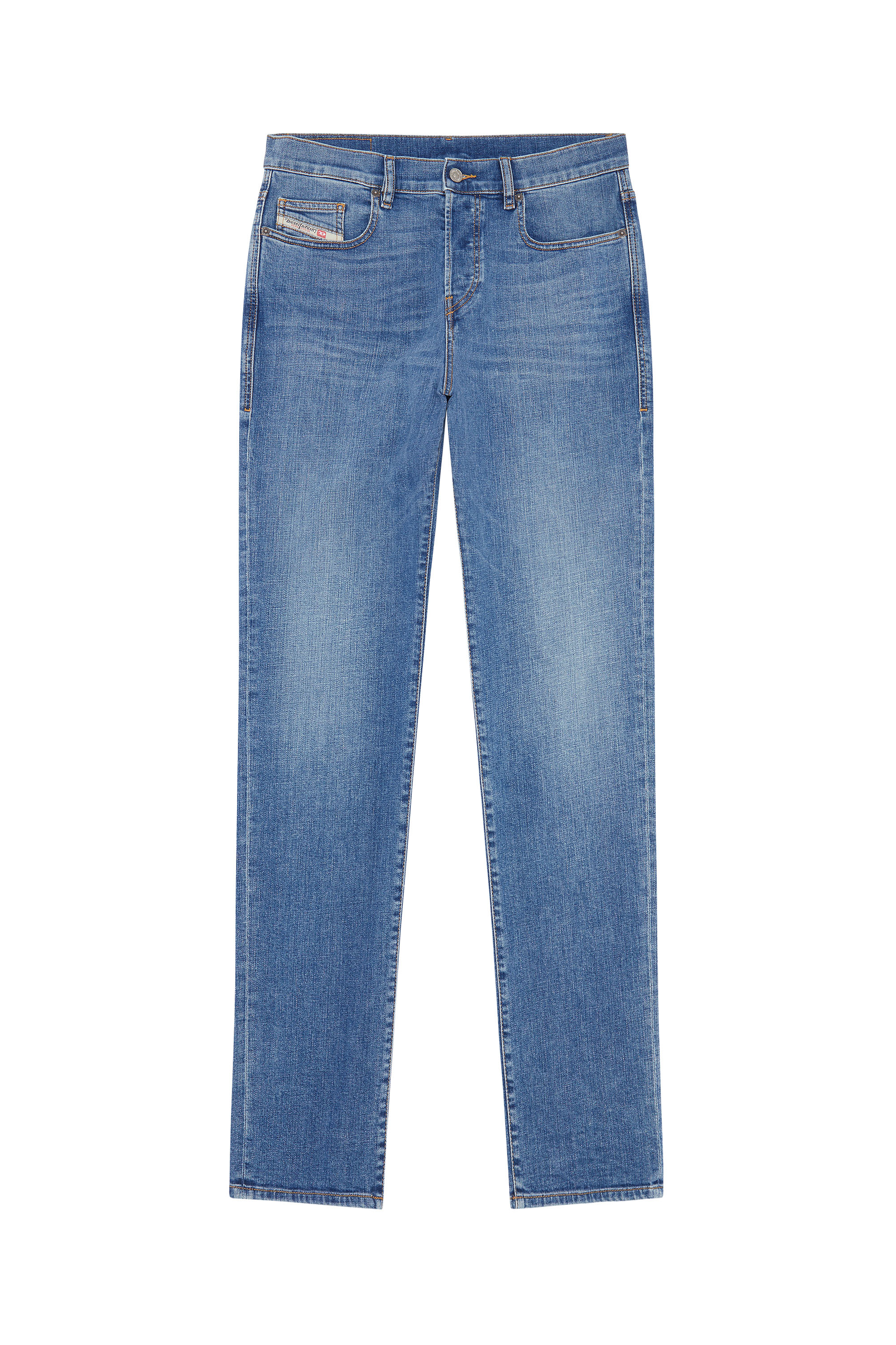 Diesel - 2020 D-Viker 09D47 Straight Jeans, Medium blue - Image 6