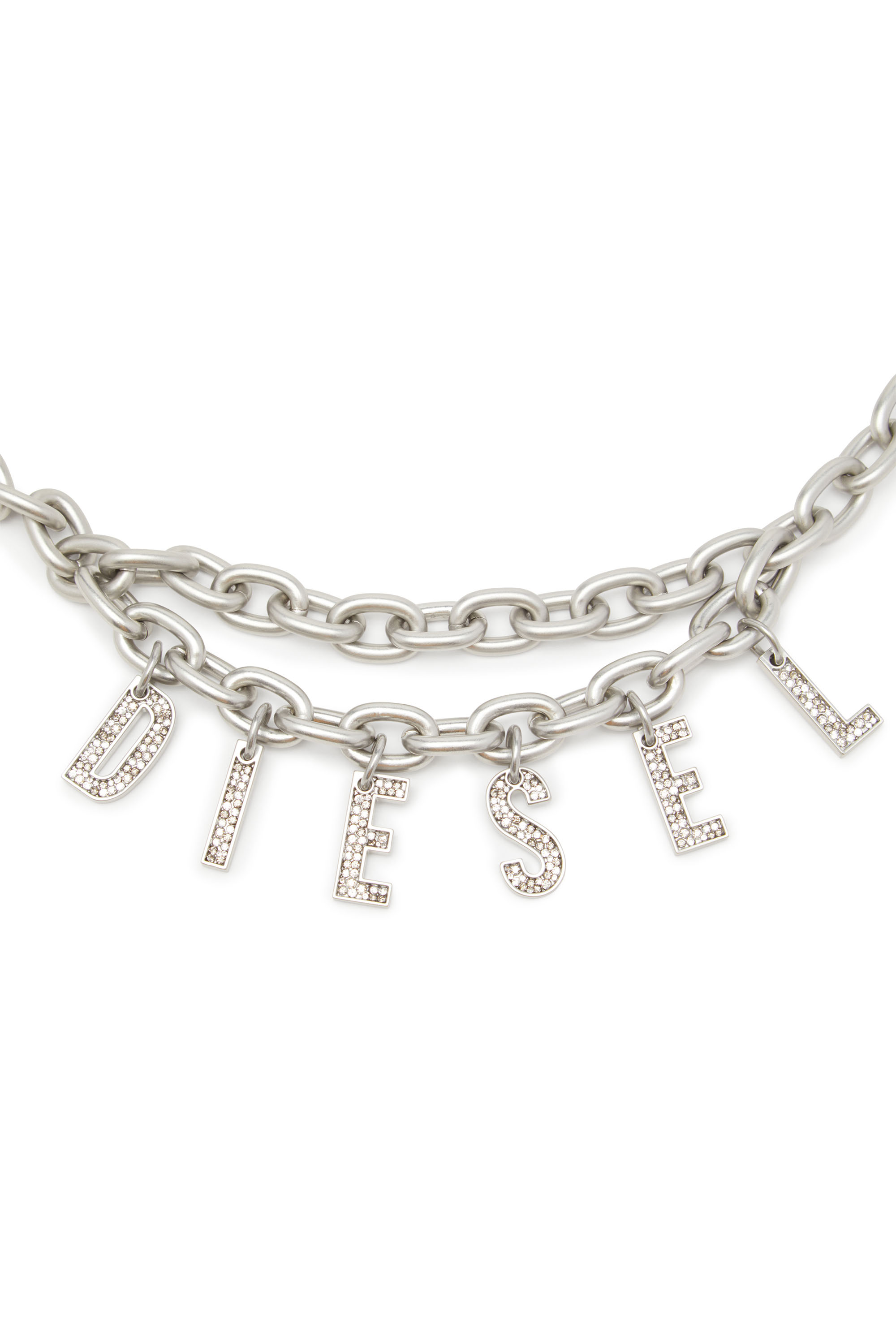 Diesel - B-CHARM CHAIN, Silver - Image 2