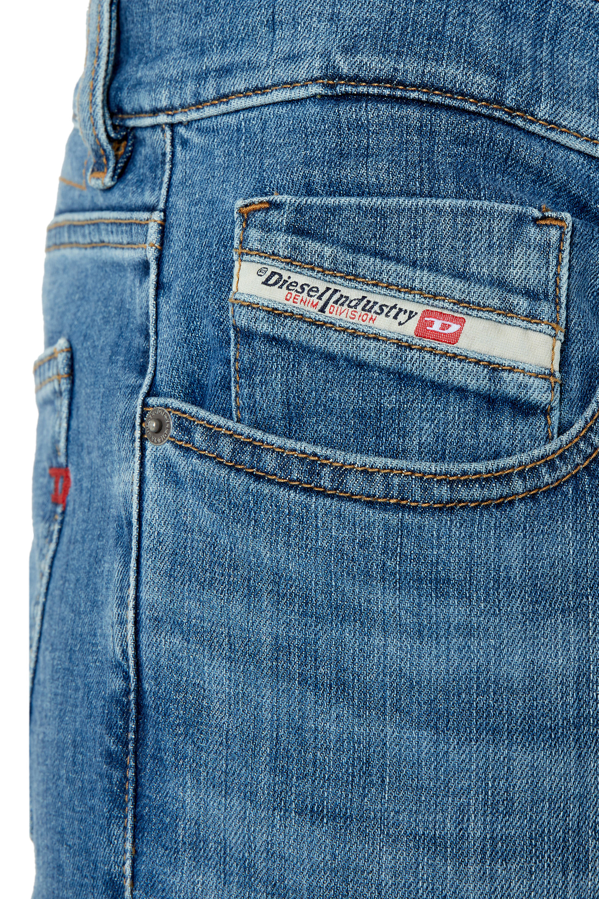 Diesel - 2019 D-Strukt 0EKAI Slim Jeans, Medium blue - Image 3