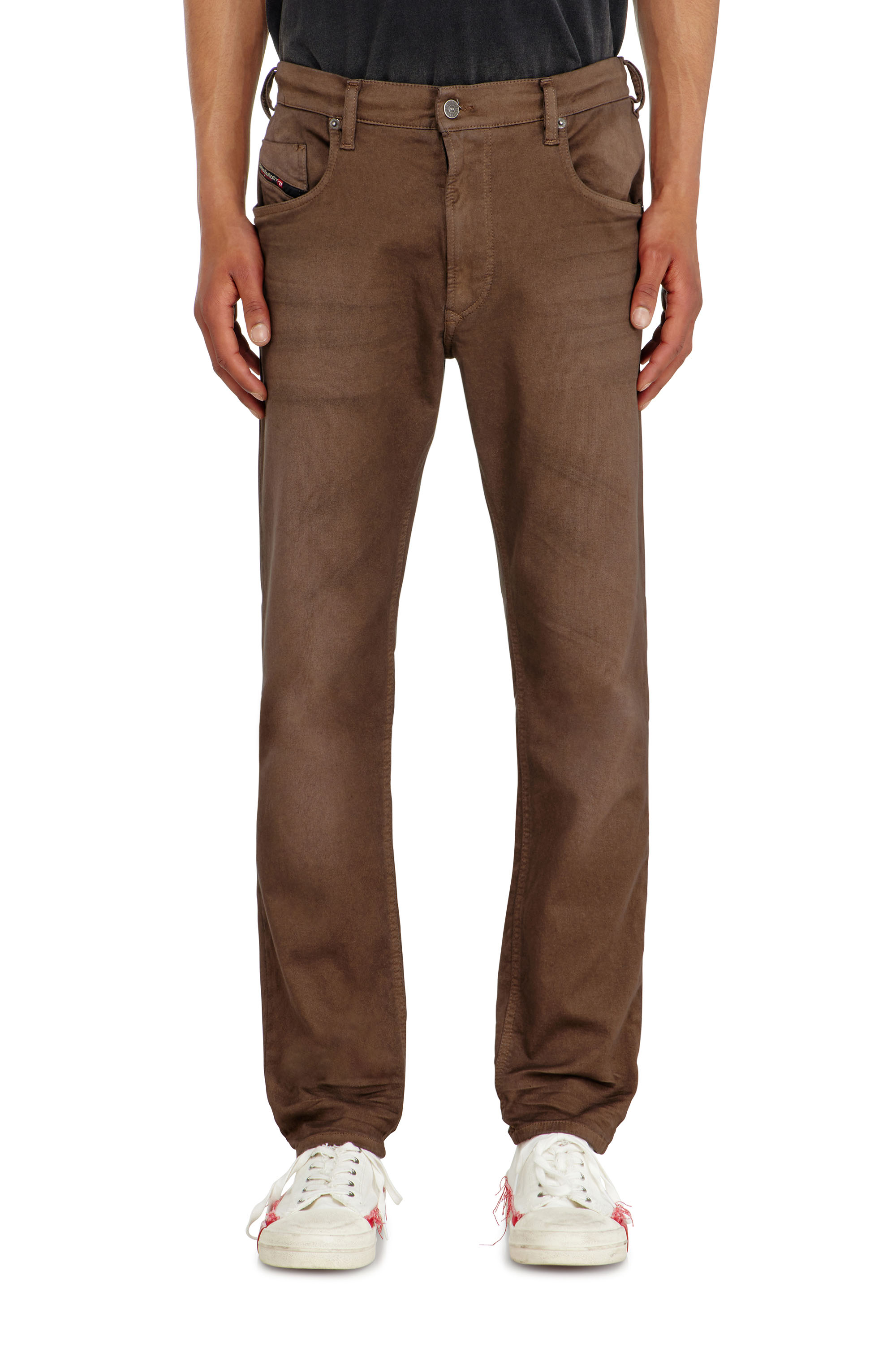 Diesel - Man's Regular 2032 D-Krooley-BW Joggjeans&reg; 0670M, Brown - 1