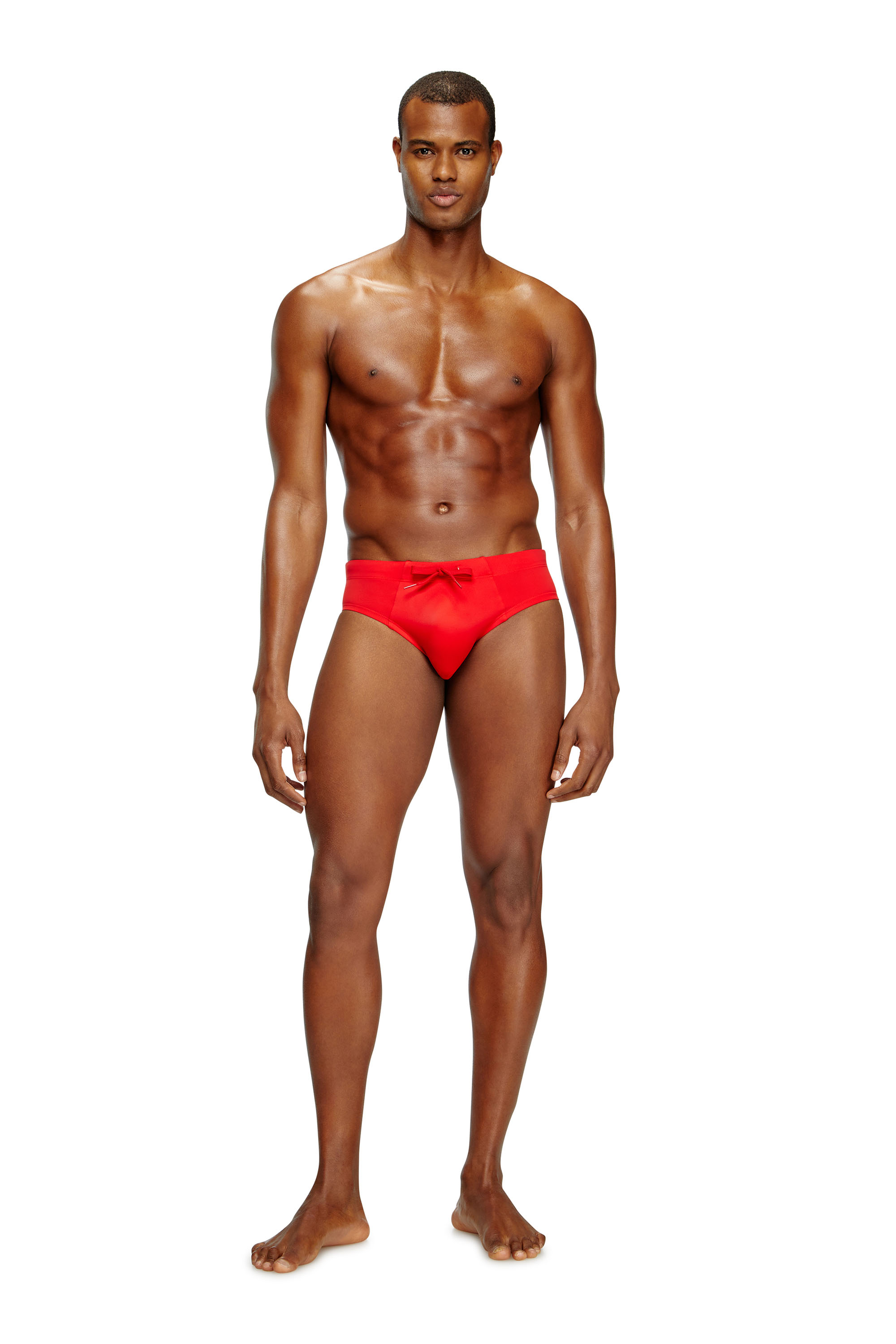 Diesel - ALFIE-D-CORE, Man's Swim briefs with logo back in Black - 1