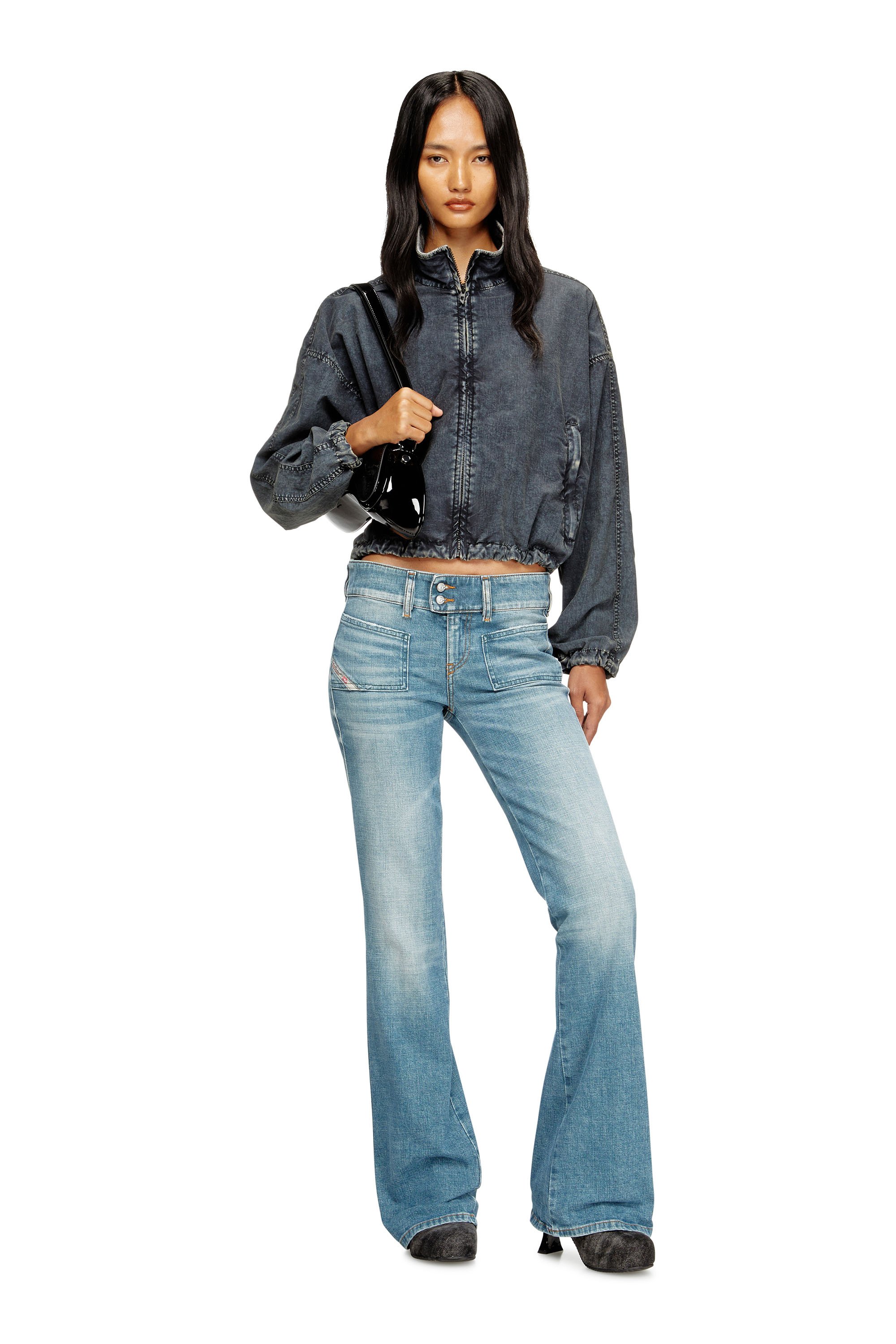 Diesel - Woman's Bootcut Jeans D-Hush 09M58, Medium blue - 2