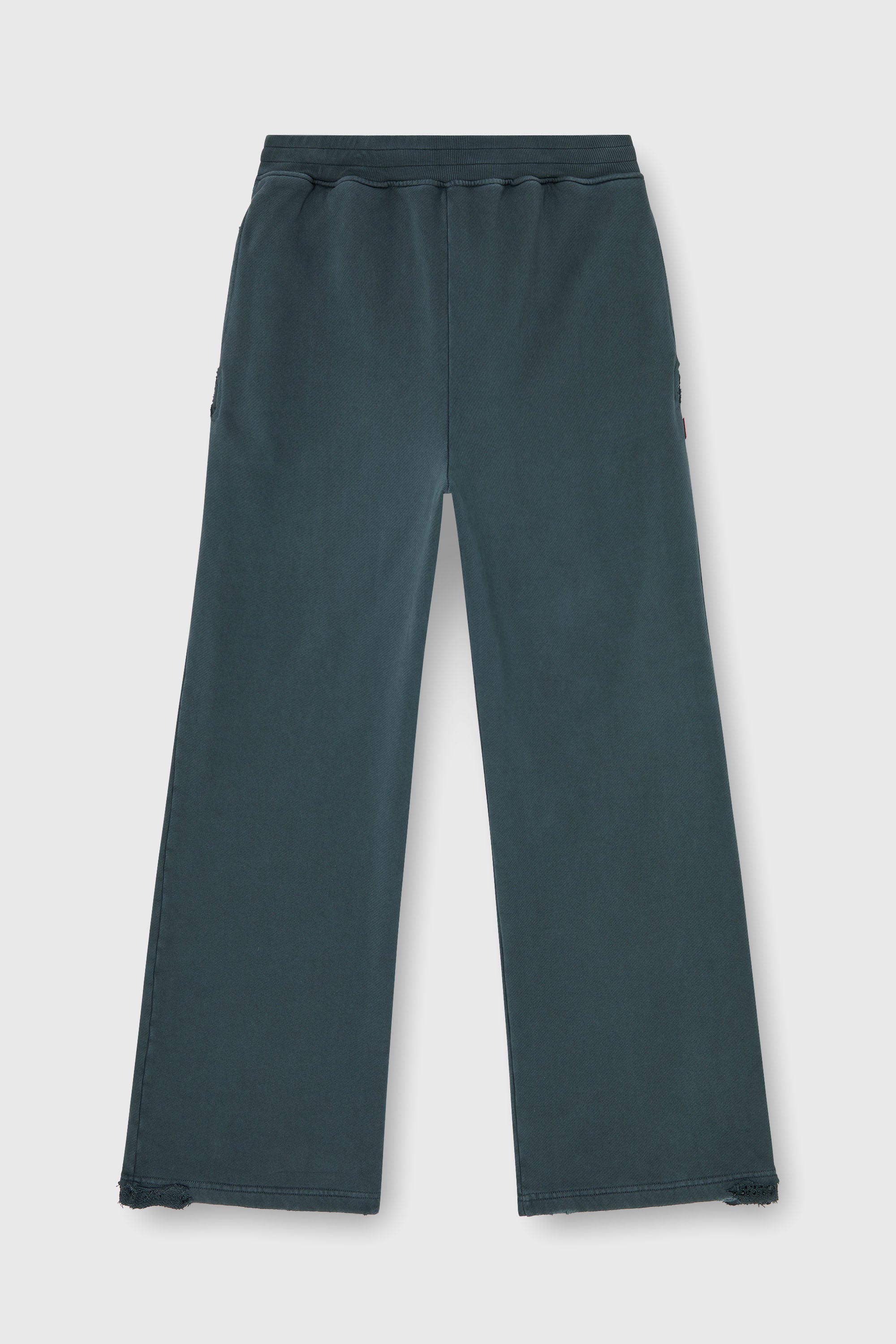 Diesel - P-MARTAINS-CRYSTALS, Man's Distressed sweatpants with crystal details in Dark Green - 2